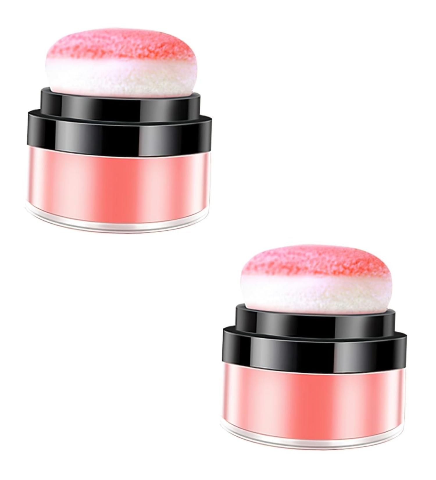 FOYTOKI 2pcs Oil Control Cushion Blush Makeup Blush Cushion Makeup Putty Blush Pink Blush Blusa Rosy Plastic - Buy Online on GoSupps.com