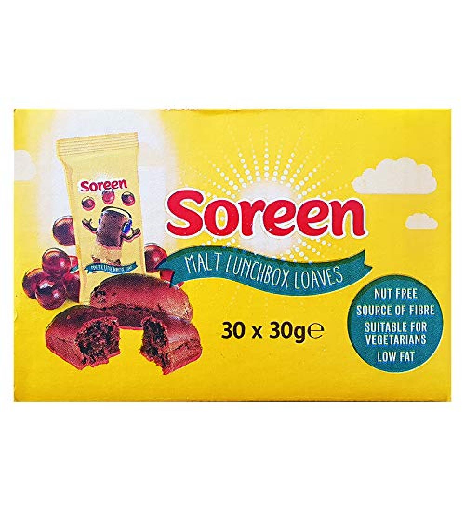 Soreen Malt Lunchbox Loaves (Box of 30)