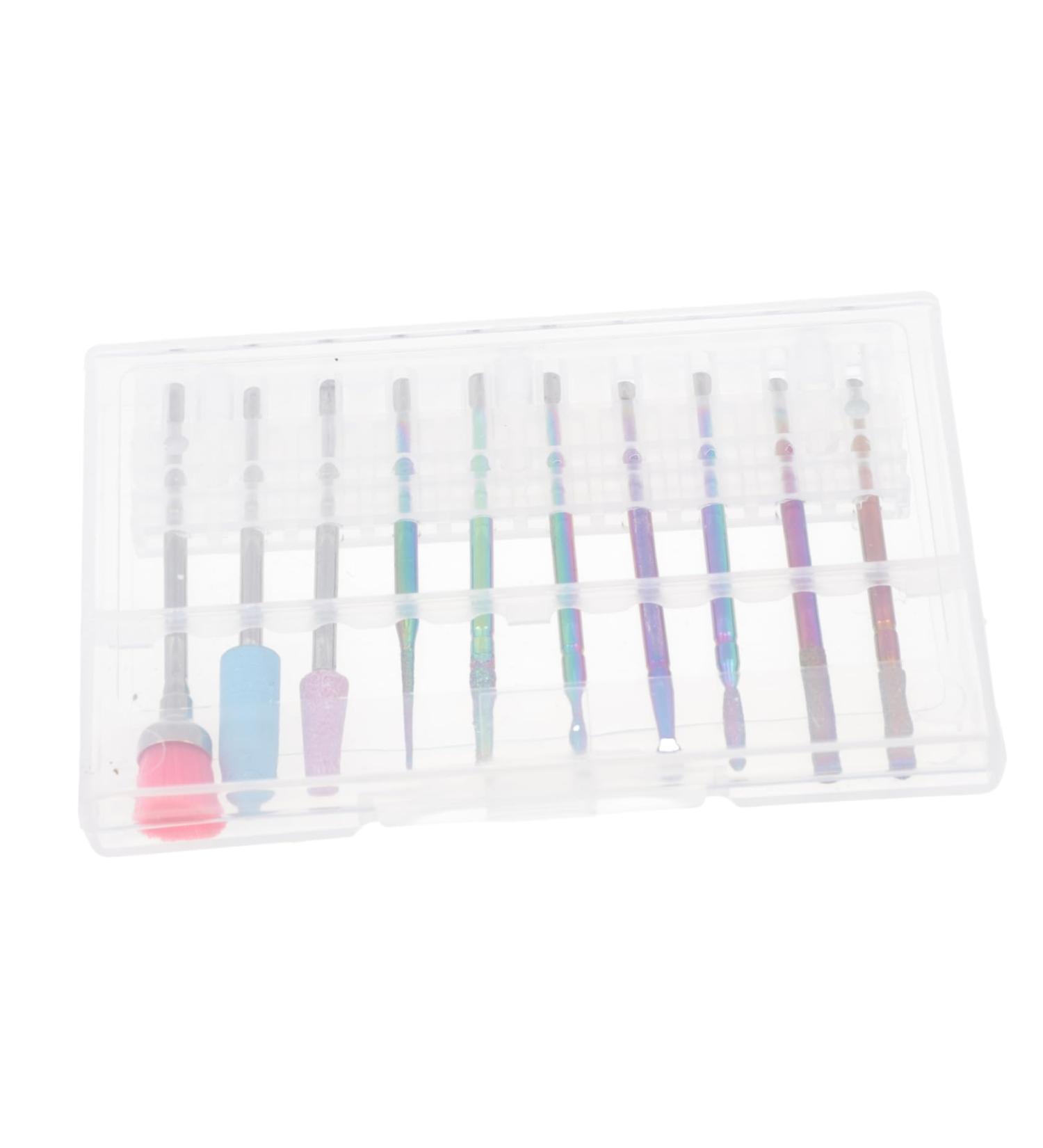 WOFASHPURET 1 Set Nail Polisher Trimmer Polish Cuticle Drill Bits Manicure Kits Nail Drill Bit Accessory Phone Cleaning Kit Manicure File Heads Alloy Tungsten Steel Electric Russia medium As Shown - Buy Online on GoSupps.com