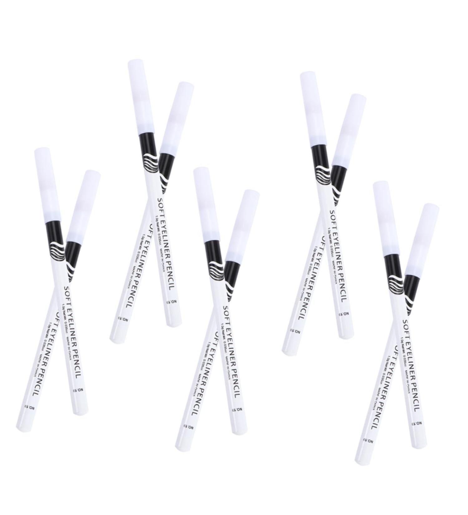 HAPINARY 72 Pcs Eyeliner Pencil Girl Eye Makeup Accessories Eye Line Pencils Brow Pencil White Wooden Pole - Buy Online on GoSupps.com