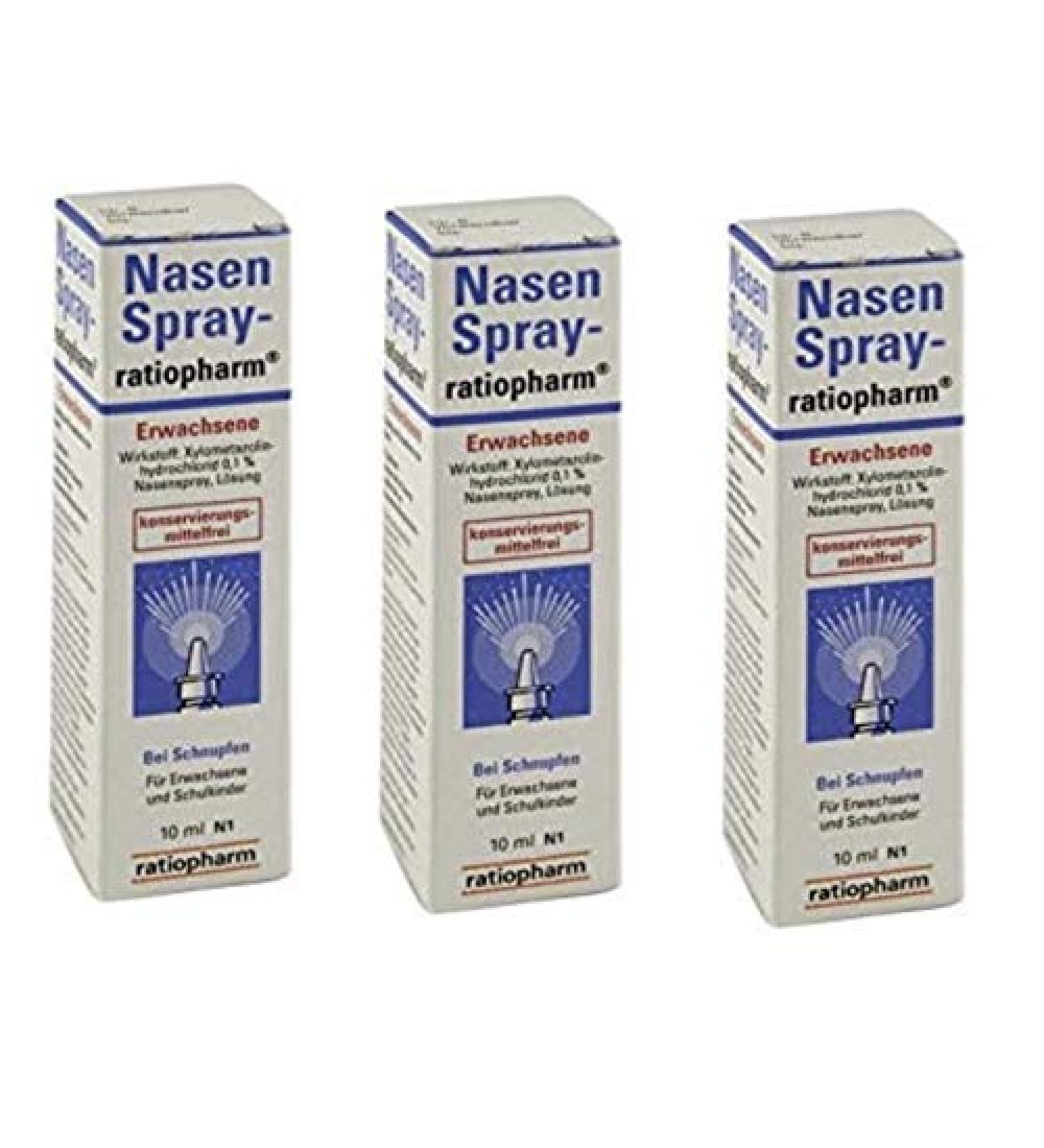 Buy 5 Packs of Ratiopharm Nasal Spray for Adults - Preservative Free | Fast International Shipping - Buy Online on GoSupps.com