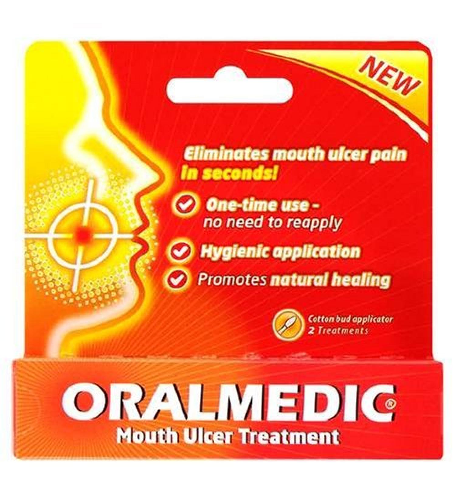 Oralmedic Mouth Ulcer Treatment - 2 x 0.2ml by Oralmedic