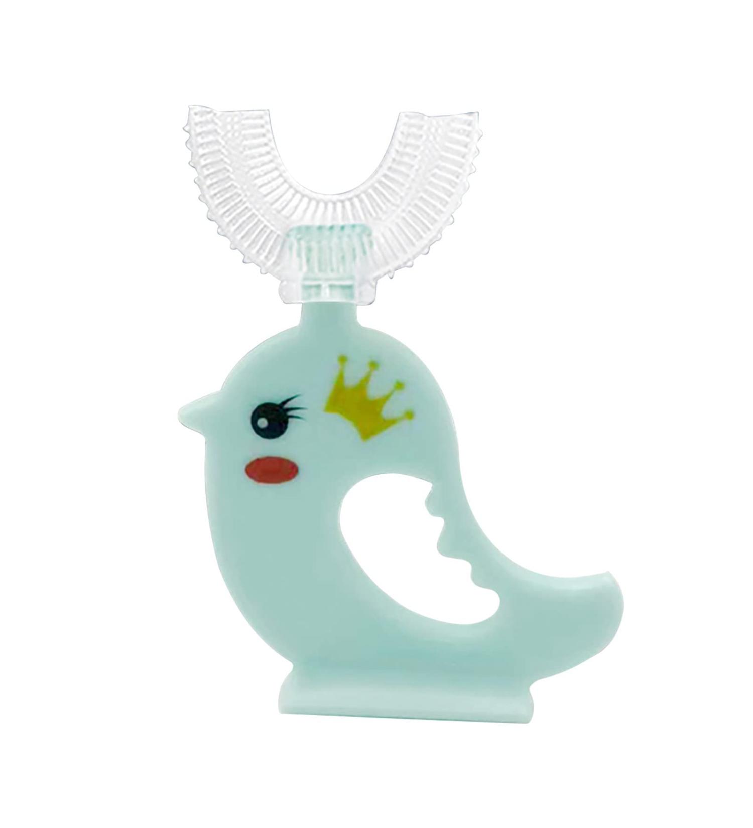 Manual Toothbrush with U-Shaped Bristles for Kids Bulk Car Shaped Donut Shaped Handle Soft Silicone Toothbrush Head 360 Thorough Cleaning (E L (2 12 Years) 1 PC) - Buy Online on GoSupps.com