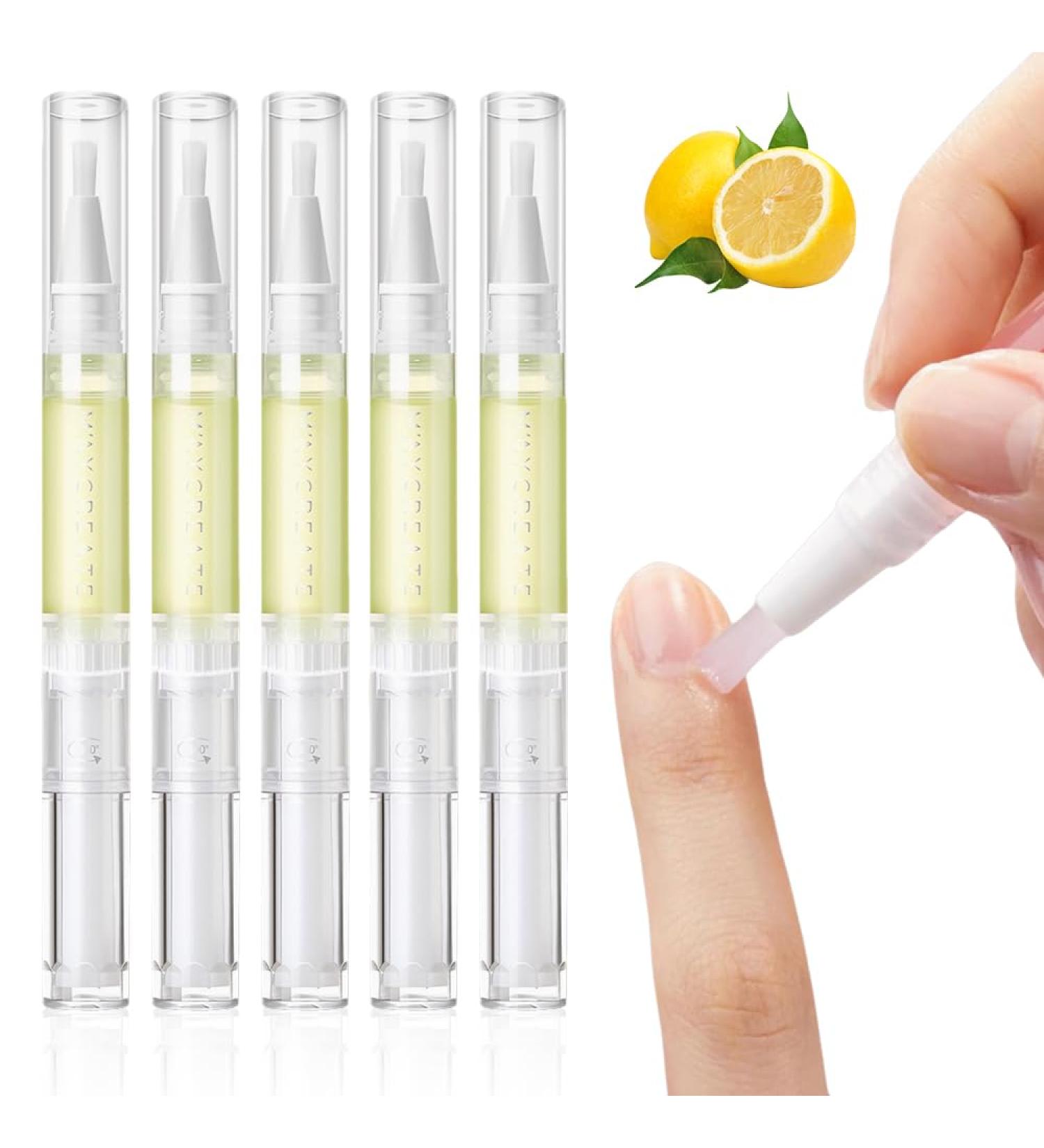 Lot de 5 huiles hydratantes renfor antes et claircissantes for la croissance des ongles stylo huile nutritionnelle for manucure 2024 stylo huile for cuticules Radiant Cosmetics for la croissan Lemon - Buy Online on GoSupps.com