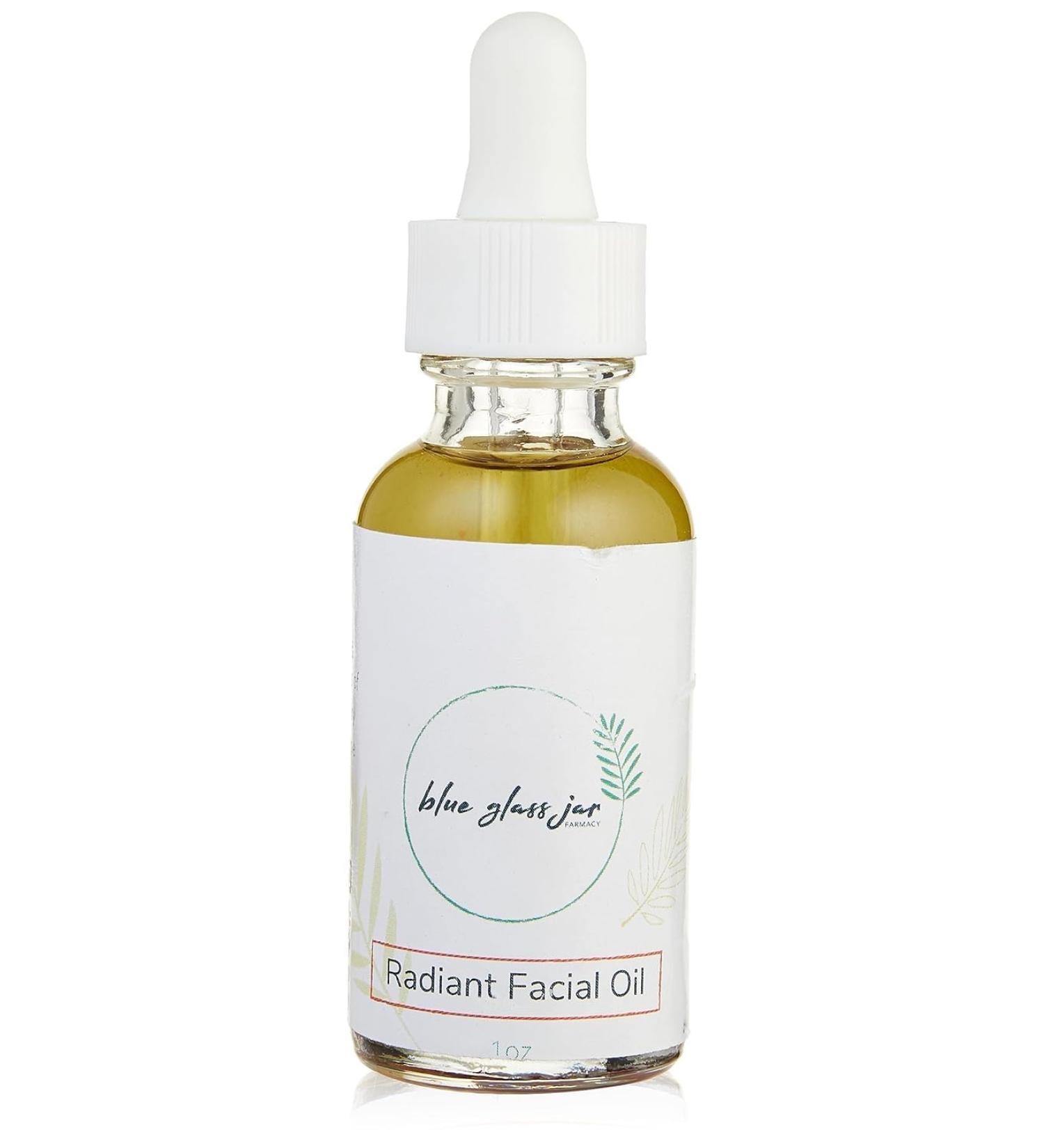 Radiant Facial Oil - Turmeric & Rosebuds Moisturizer | 1 oz | Nourishing Skincare for All Skin Types - Buy Online on GoSupps.com