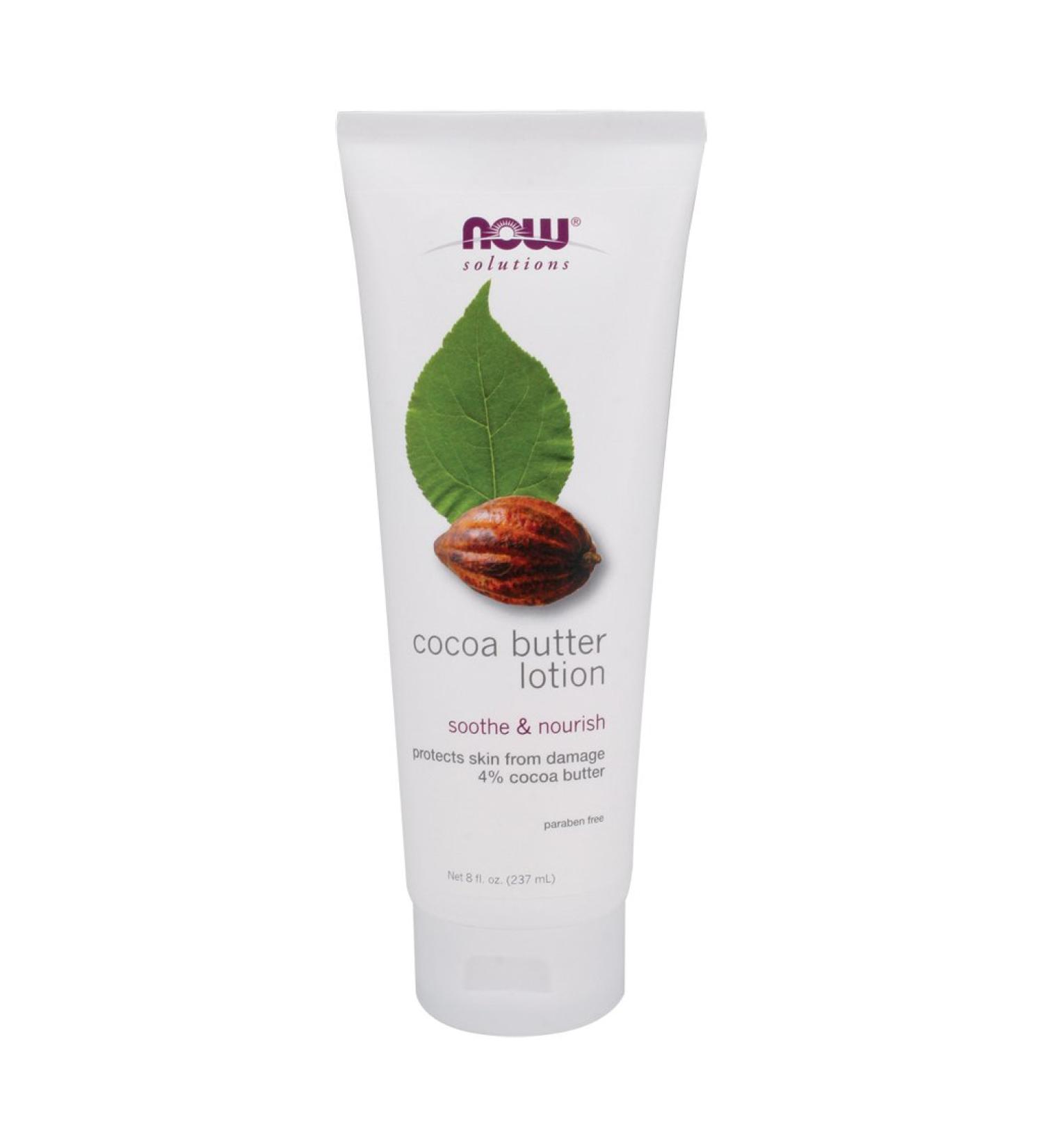 Now Foods Cocoa Butter Lotion - 8 oz. 8 Pack
