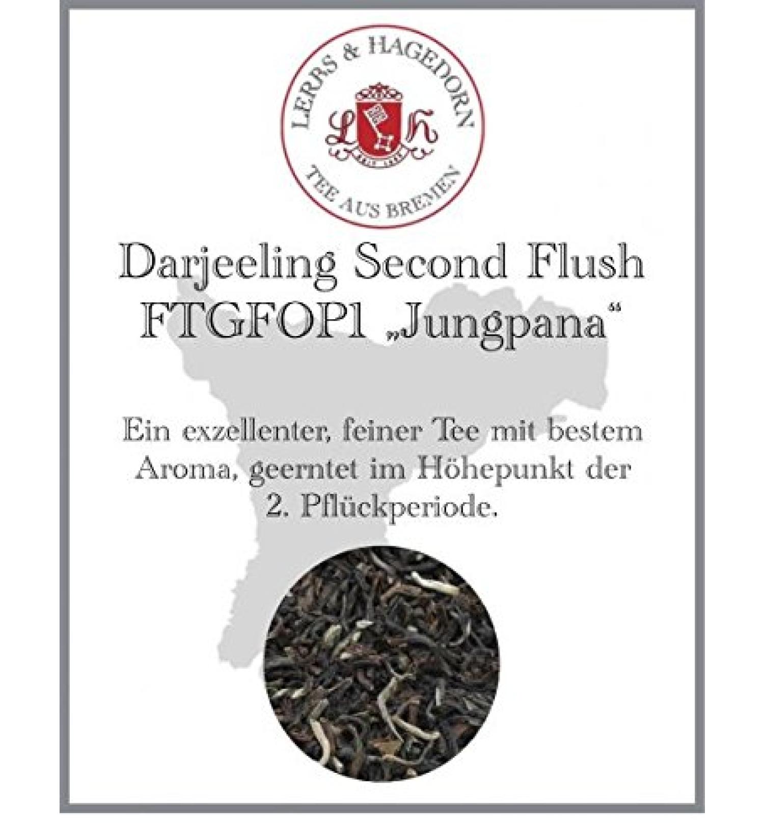  Lerbs & Hagedorn Darjeeling Second Flush FTGFOP1 Jungpana 1 kg - Buy Online on GoSupps.com