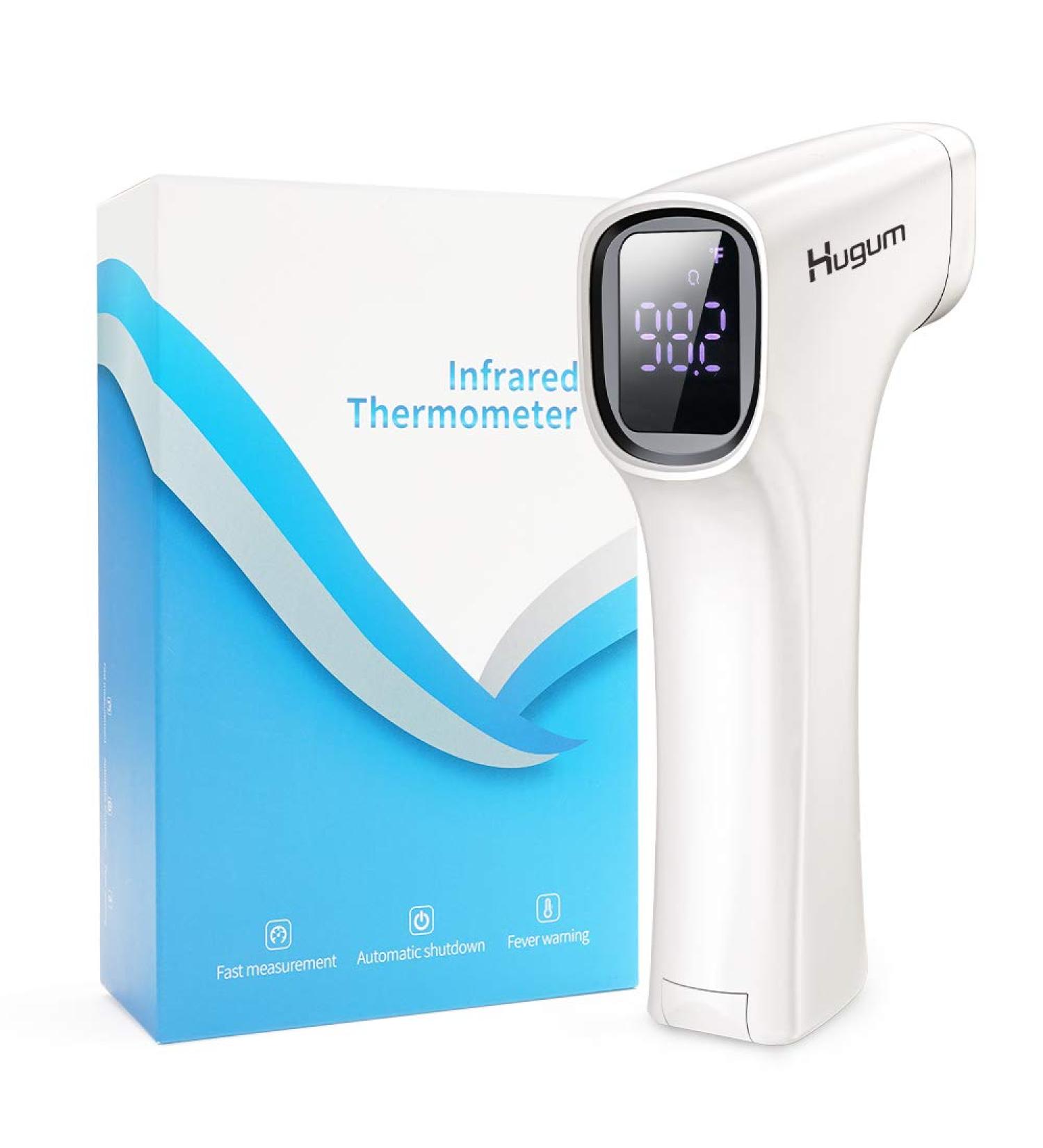 Non-Contact IR Forehead Thermometer for Baby, Kid & Adult - Fever Alarm & Memory Function - Buy Online on GoSupps.com