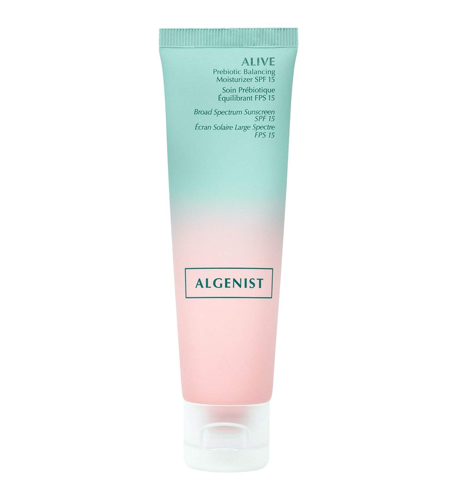 Algenist ALIVE Prebiotic Balancing Moisturizer SPF15 - Zinc Oxide Facial Sunscreen - Buy Online on GoSupps.com