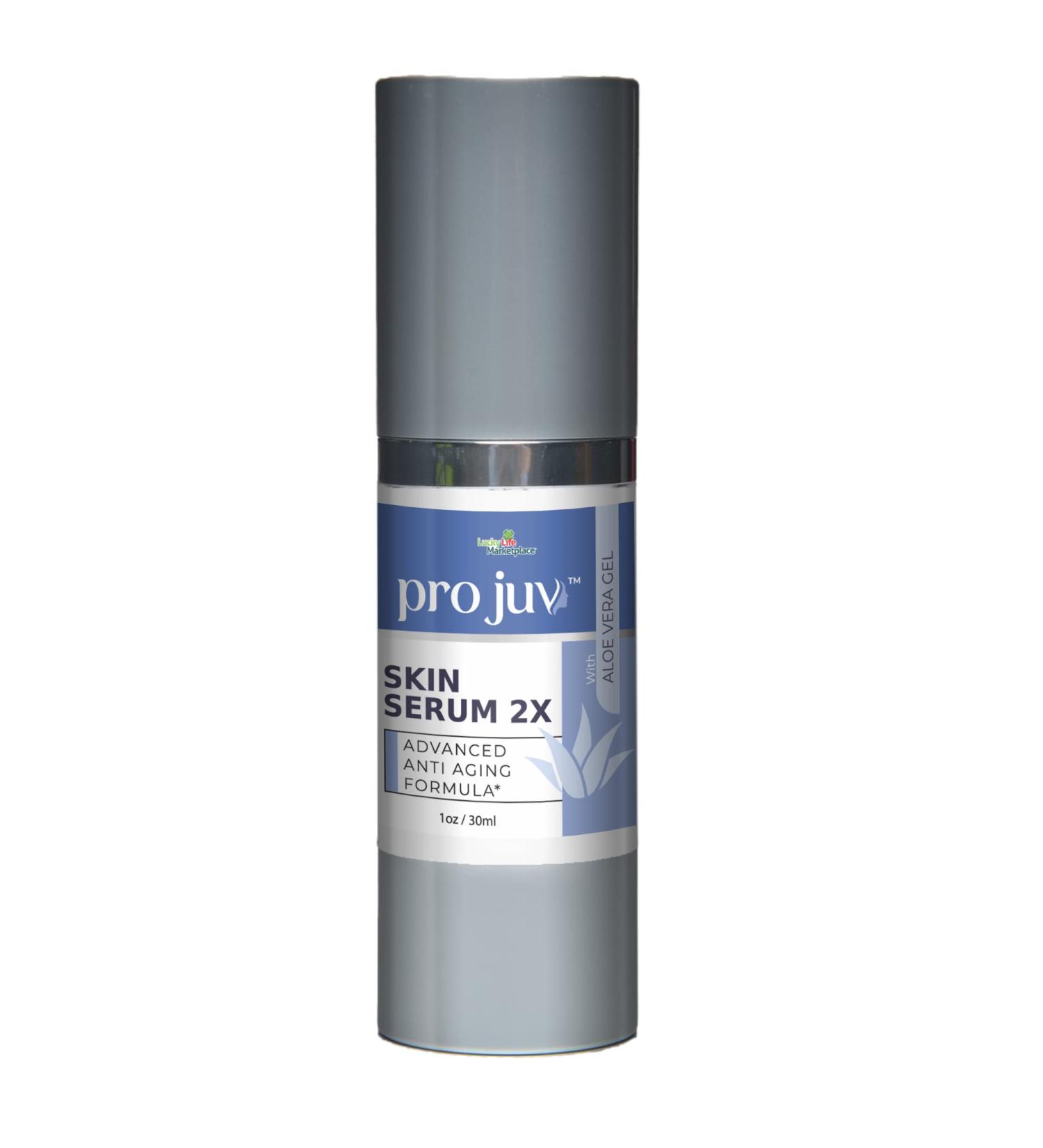Pro Juv Skin Serum - 2x Advanced Anti-Aging Vitamin C & Aloe Vera - Exfoliate & Renew Skin Reduce Wrinkles & Lines - Shop Internationally - Buy Online on GoSupps.com