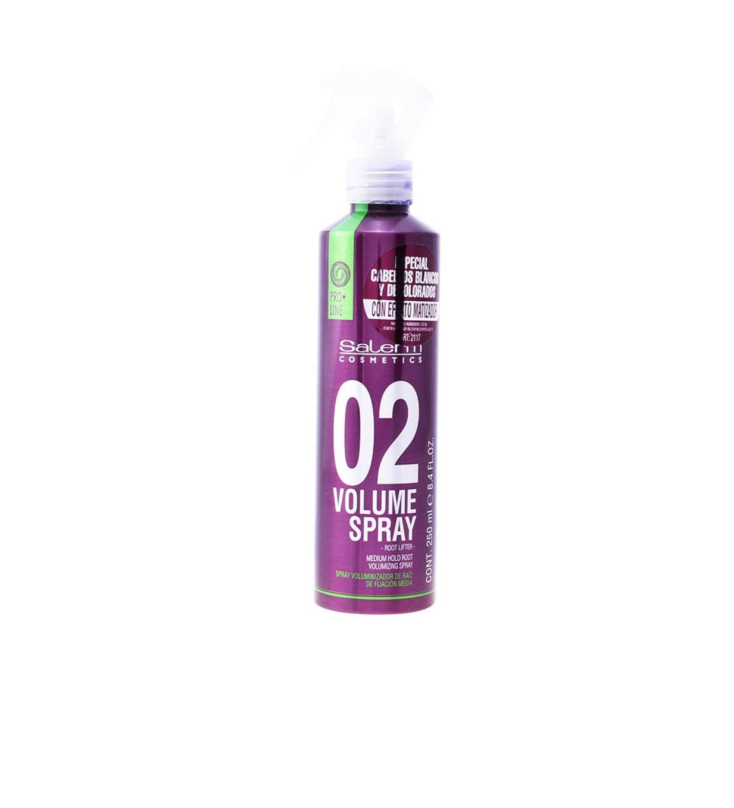 SALERM - Volumizing Hair Spray - Pro Line Volume Spray 02-250 ml - Lifts the Roots - Adds Volume to Hair without Weighing it Down - Humidity Resistant - Long-Lasting - Heat Protector - Buy Online on GoSupps.com