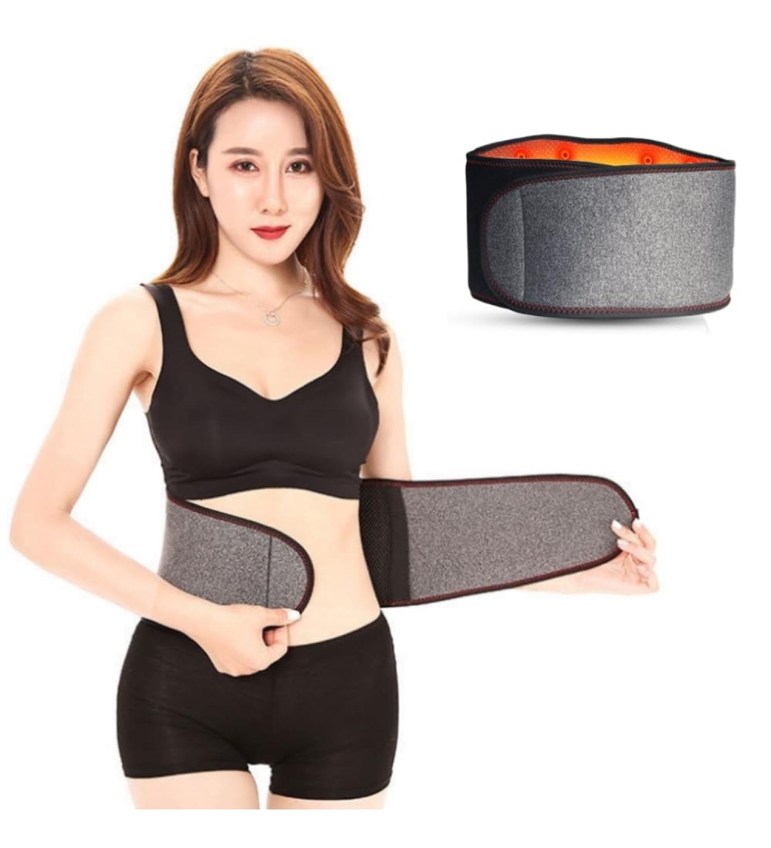 Self Heating Lower Back Brace | Magnetic Therapy Lumbar Support Belt for Sciatica Herniated Disc & Pain Relief | Adjustable Waist Heating Belt for Men & Women - Buy Online on GoSupps.com