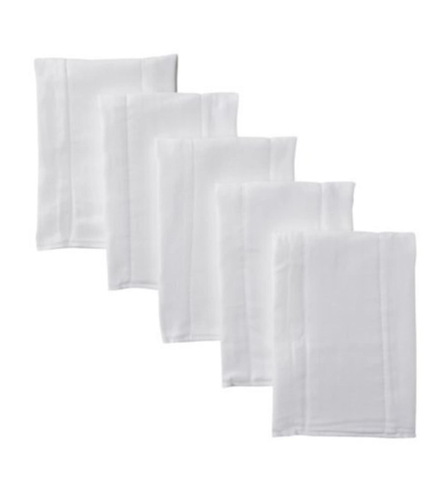 Gerber 10-Pack Cloth Diaper Prefold Premium 6-ply with Absorbent Padding