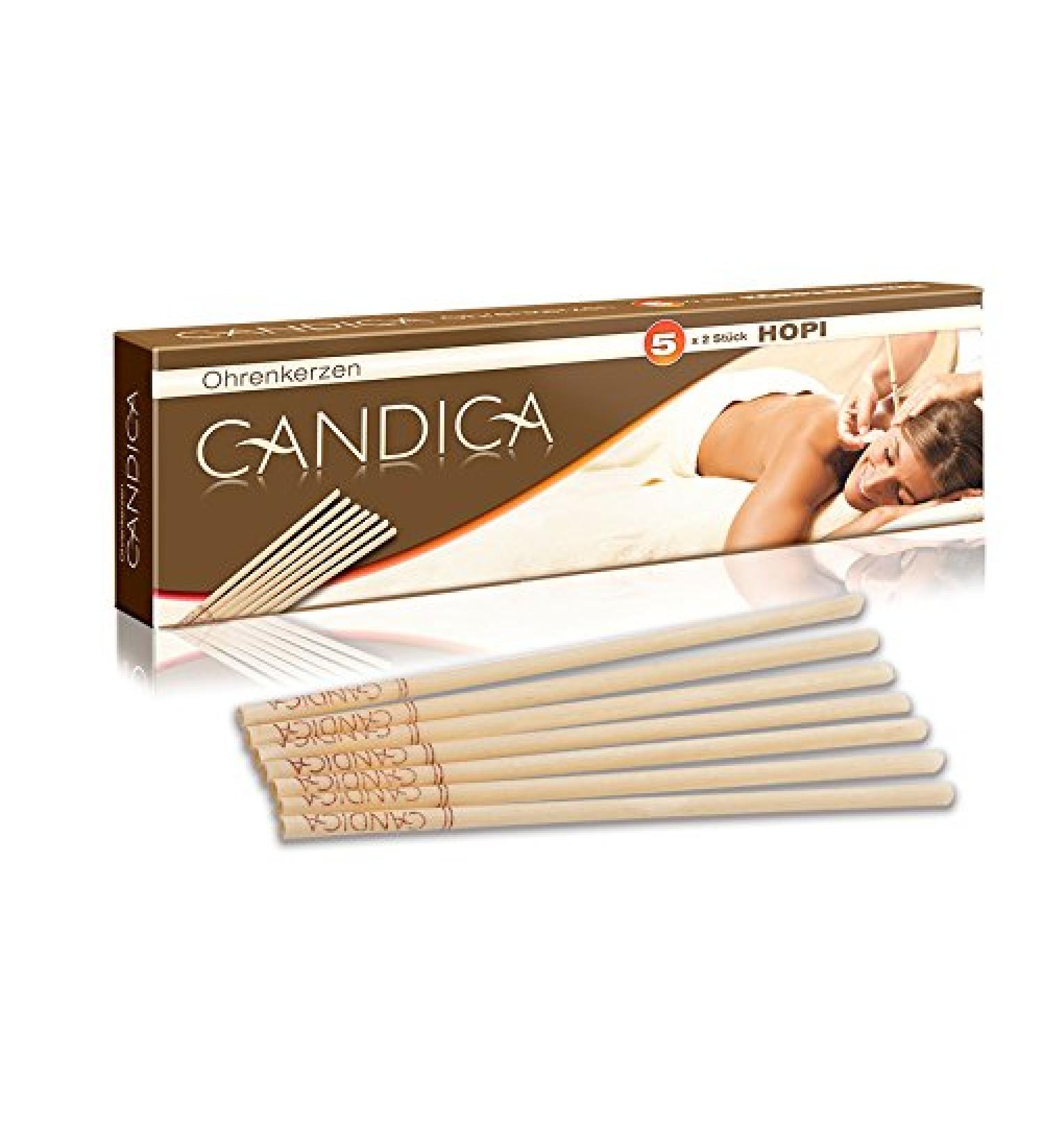 10 ear candles HOPI with filter BODY CANDLES