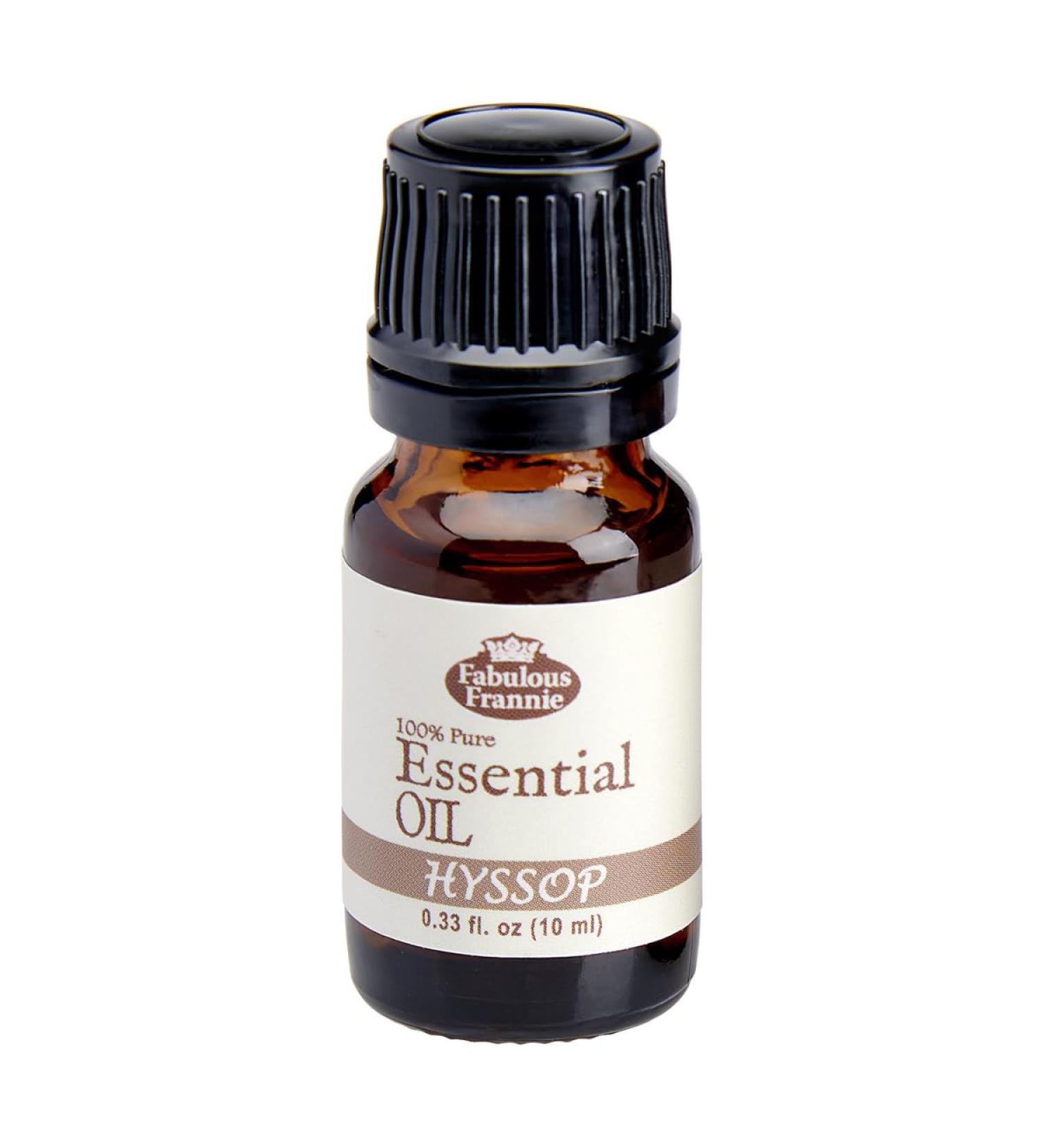 Fabulous Frannie Hyssop 100% Pure Undiluted Essential Oil 10ml (Pack of 1) 0.33 Fl Oz (Pack of 1)
