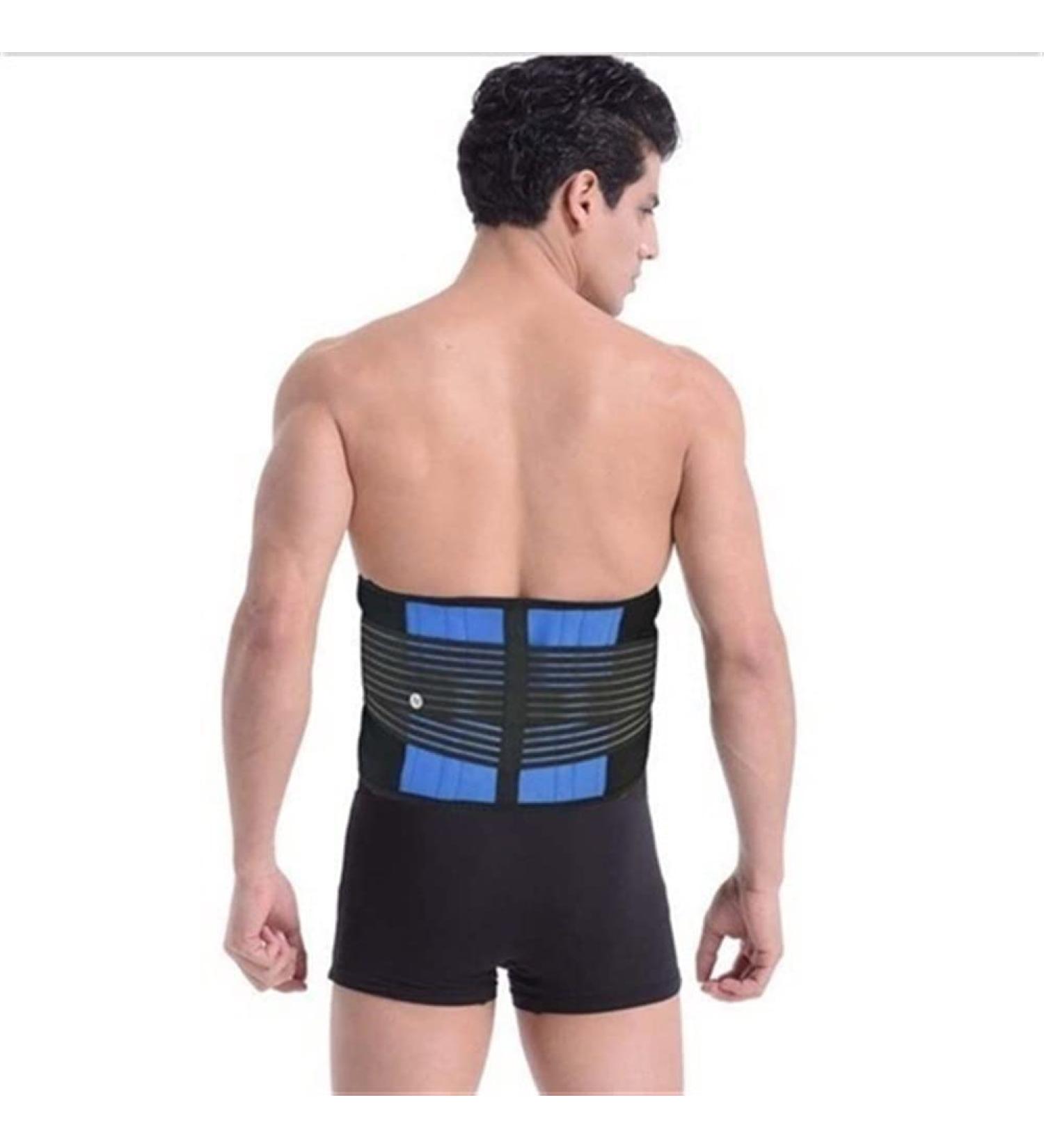 DORBI Sports Medicine Adjustable Back Support for Men & Women - Black L/Large | International Shipping Available - Buy Online on GoSupps.com