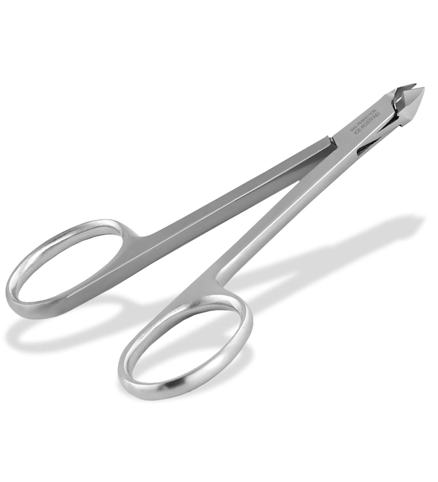 Premium Stainless Steel Cuticle Nippers with Scissor Eyes - 0.5 cm Cutting Length for Precision Care | International Shipping Available - Buy Online on GoSupps.com