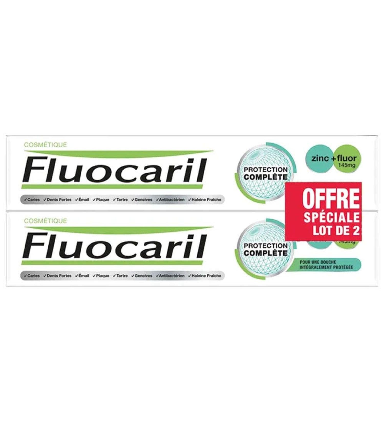 Fluocaril Fluocaril Complete Protection Toothpaste Pack of 2 x 75 ml