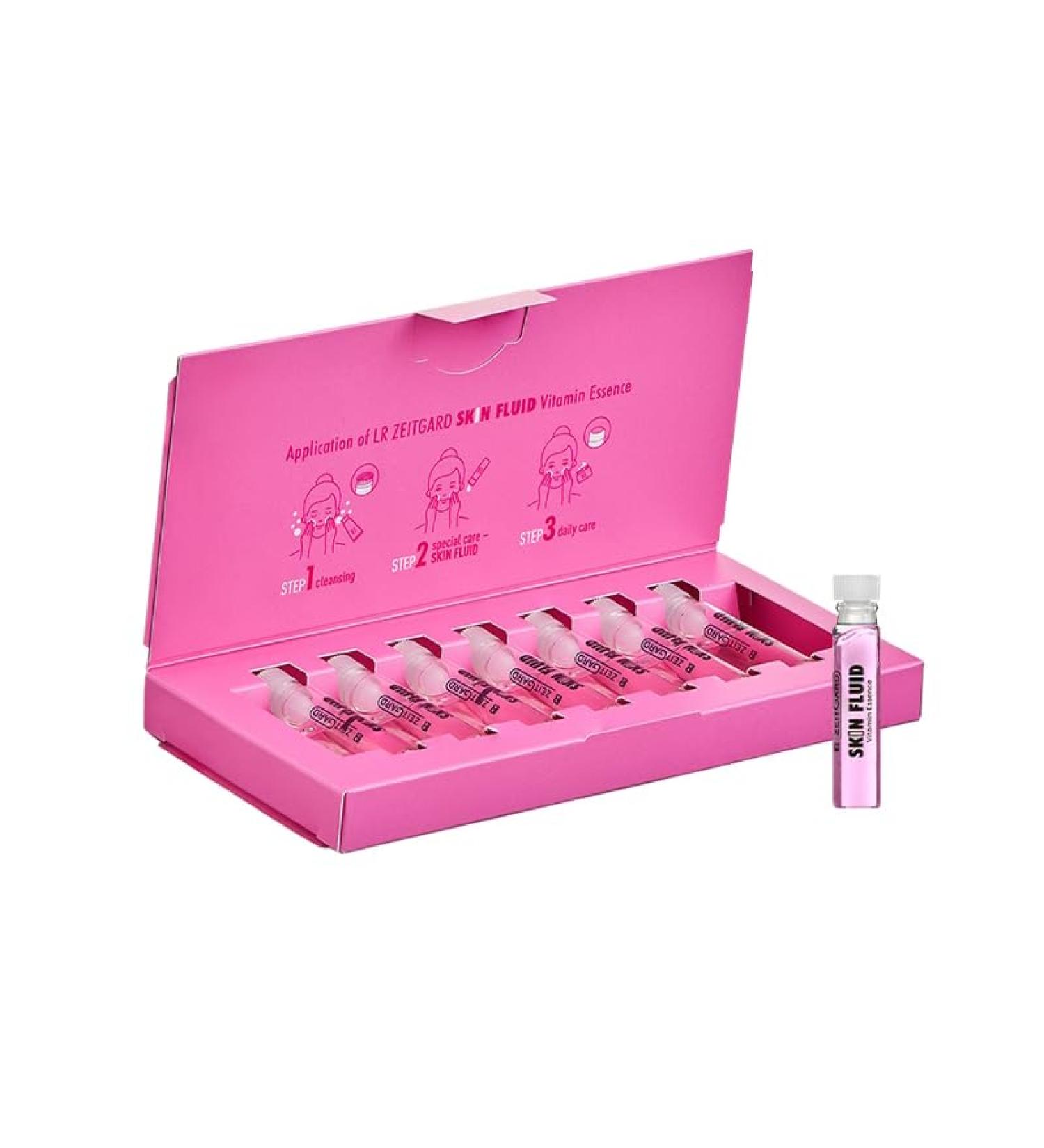 LR Health&Beauty Zeitgard Skin Fluid Vitamin Face Ampoules Women All Skin Types 7 x 2.5 ml