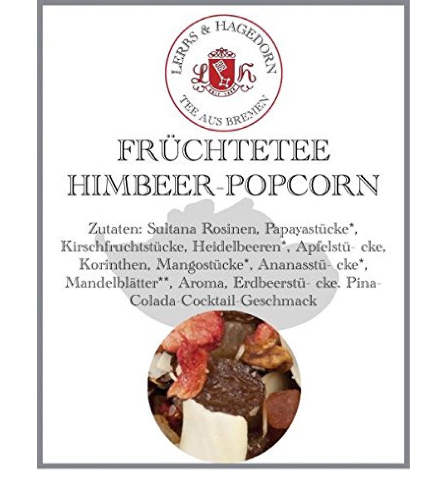  Lerbs & Hagedorn Popcorn Raspberry Fruit Tea 2 kg - Buy Online on GoSupps.com