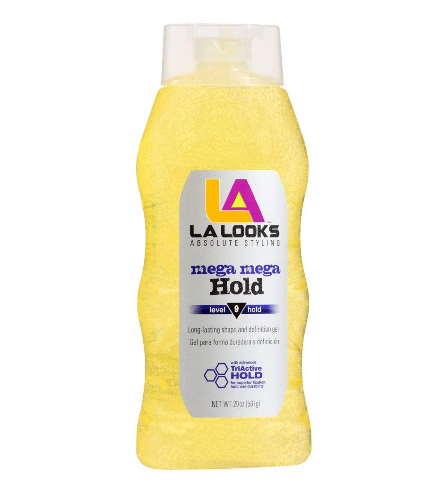 L.A. Looks Styling Gel Mega Mega Hold - 20 oz Pack of 4 Aloe 1.25 Pound (Pack of 4)