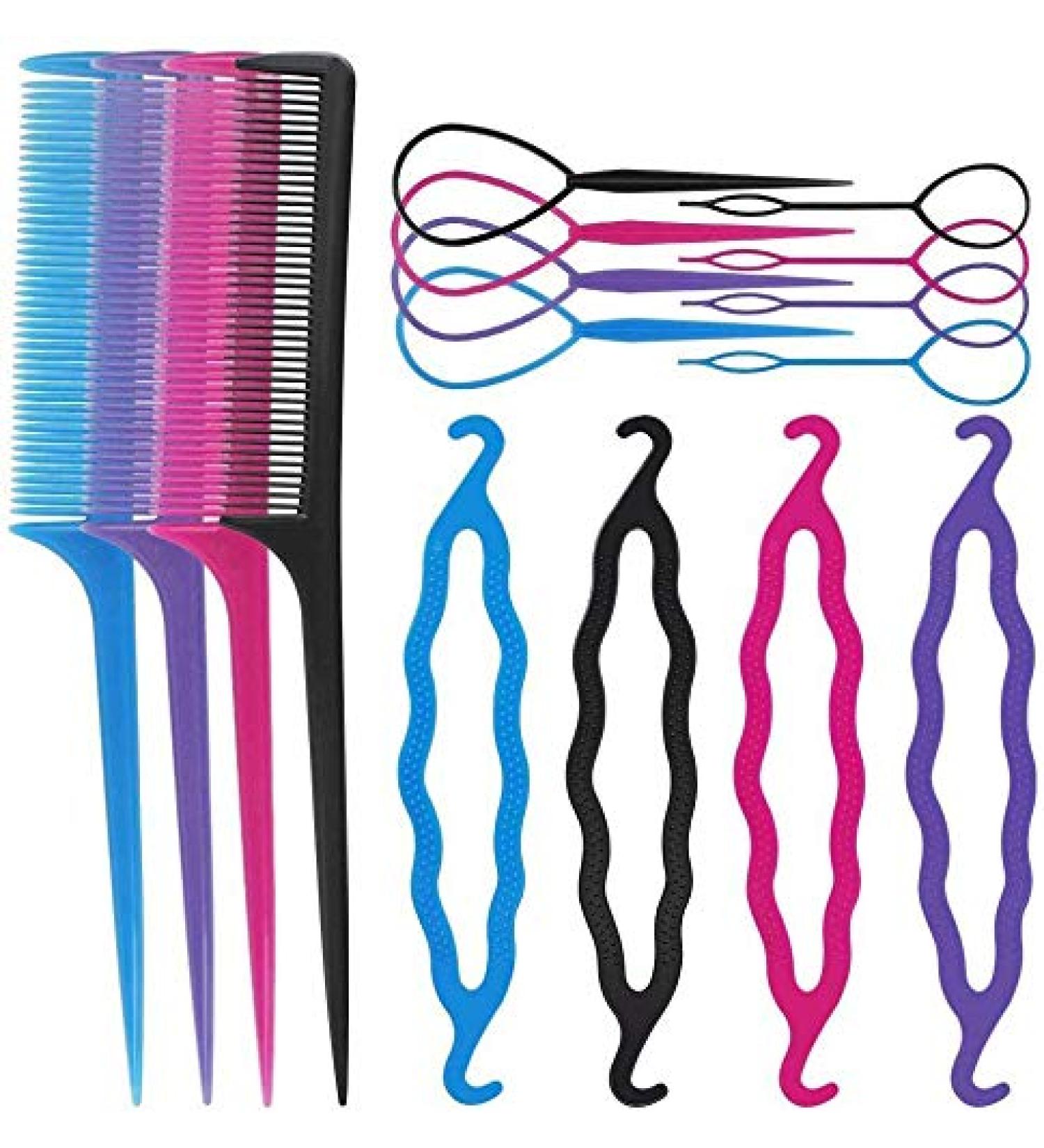 24pcs Hair Styling Set - Hair Clips Pads & Clamps for Perfect Hairstyles - International Shipping - Buy Online on GoSupps.com