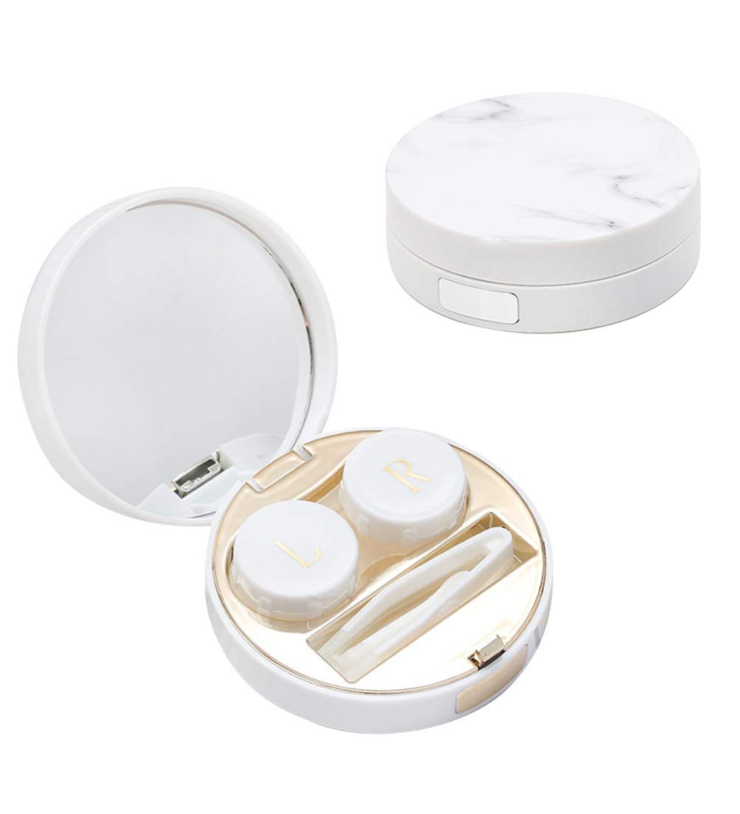 Milists Contact Lens Container & Applicator - Travel Kit with Mirror & Organizer - Sweet Invisible Golden Case for Easy Travel - Buy Online on GoSupps.com