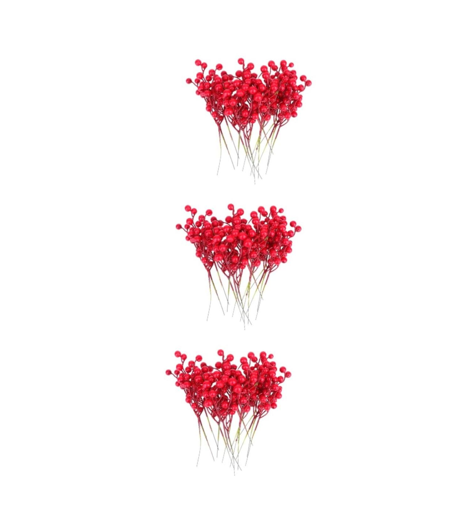 ABOOFAN 48 Pcs Christmas Greenery Garland Christmas Party Favors Artificial Pine Picks Christmas Floral Picks Red Berries Picks Christmas Berry Picks Diy Artificial Pine Tree Branch - Buy Online on GoSupps.com