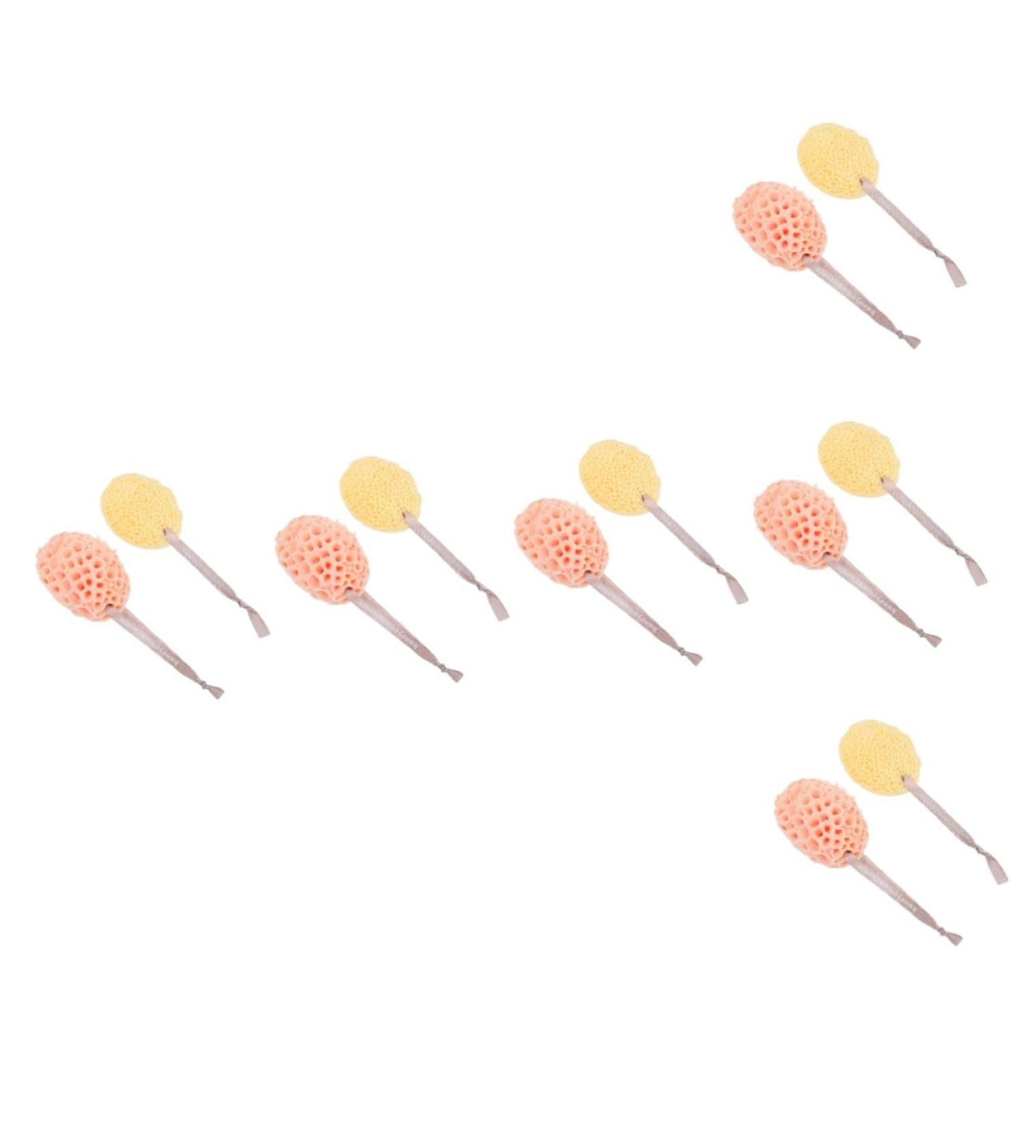 Buy Hemoton 12 Pcs Bath Ball Foam Loofah Sponge Set - Exfoliating Mesh Pouf Scrubbers for Moisturizing Shower - Ideal for International Shipping - Buy Online on GoSupps.com