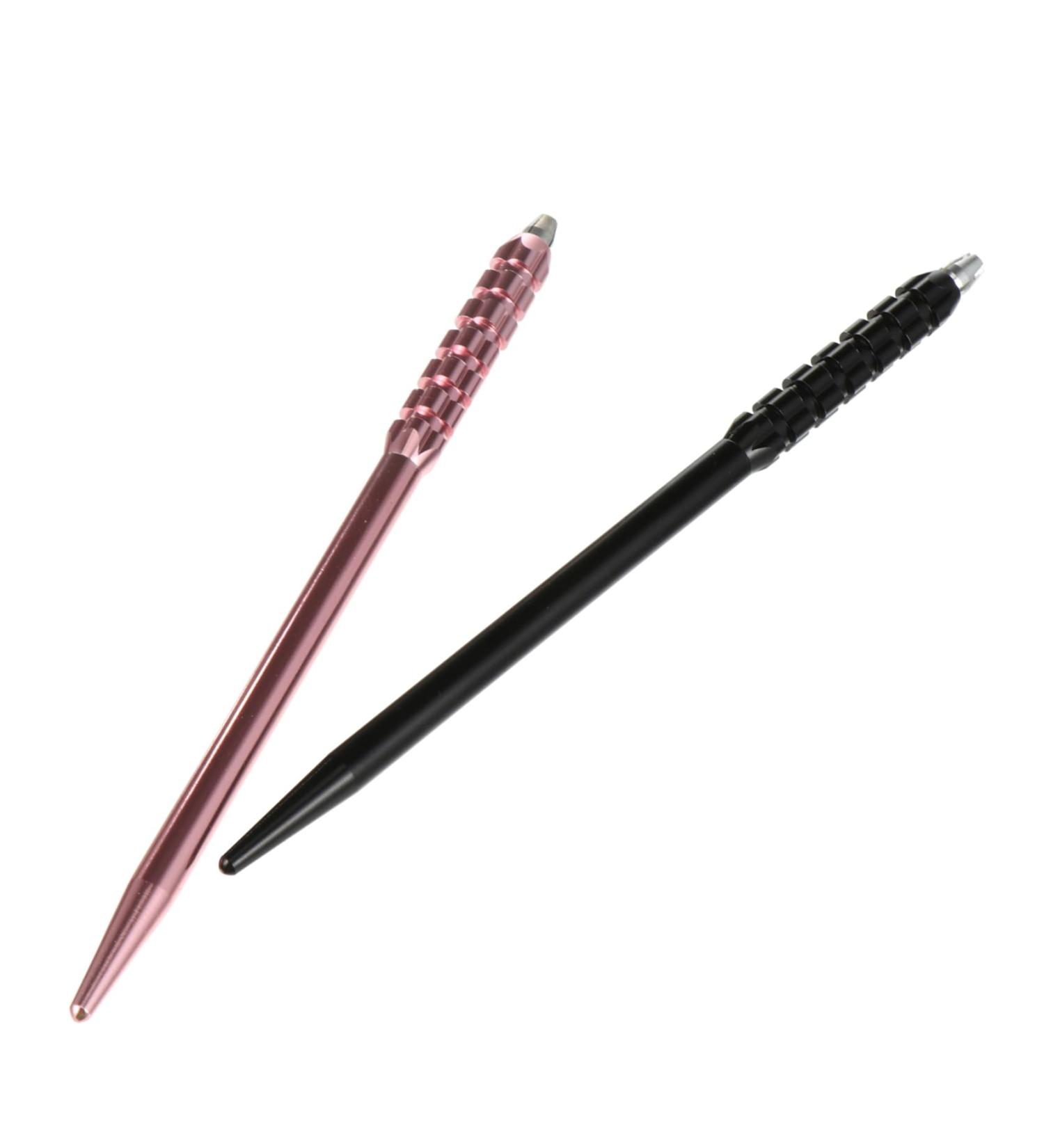 DRESSOOS Embroidered Manual Pen 2pcs Embroidery Pen Eyebrow Pen Eyebrow Pencil Embroidered Tattoos Pen Cosmetics Fogging 1 count (Pack of 1) Black - Buy Online on GoSupps.com