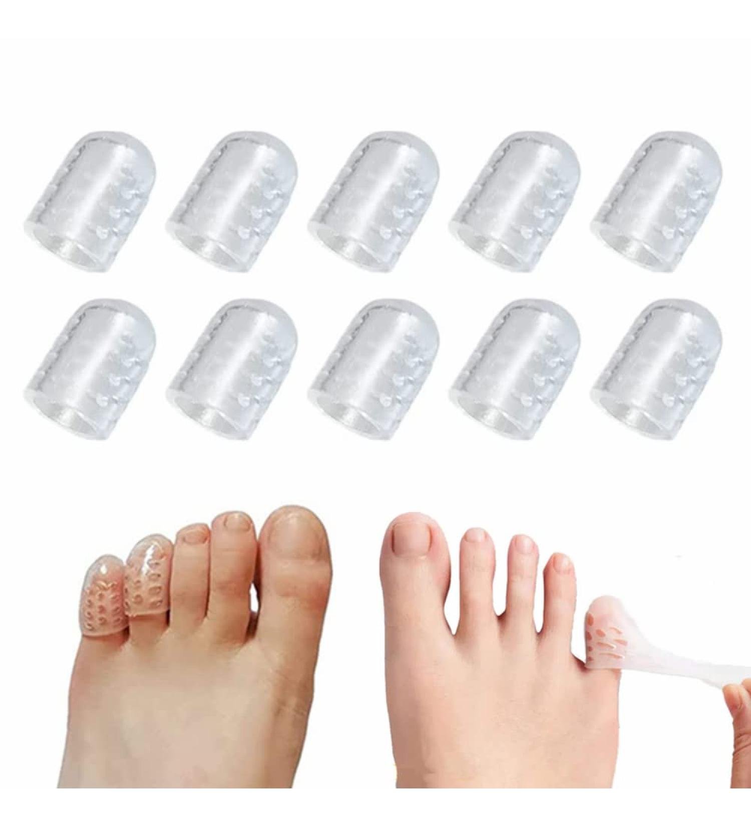 2023 New Silicone Anti-Friction Toe Protector - Transparent Breathable Toe Covers for Toe Relief (10 PCS) - Buy Online on GoSupps.com