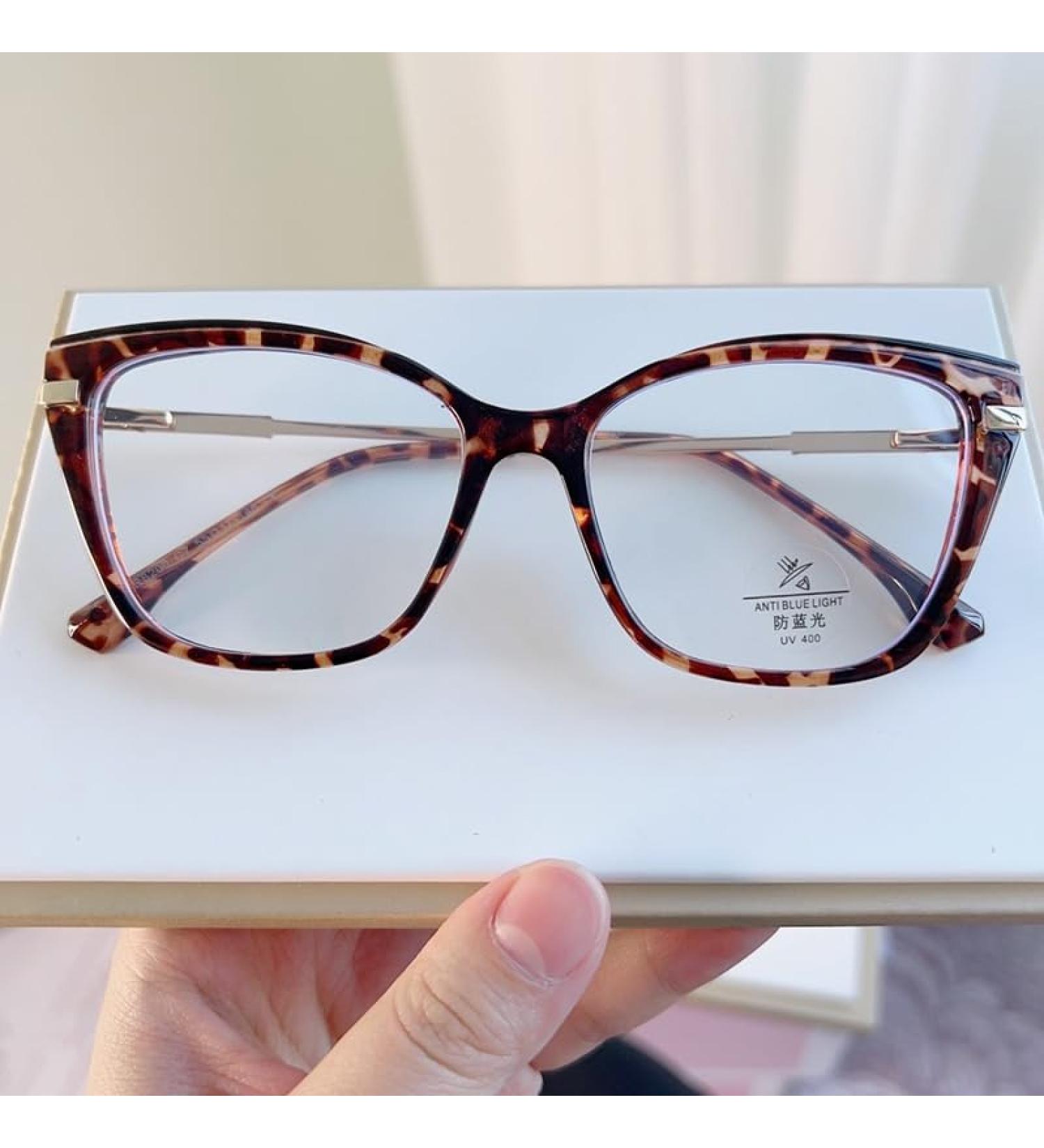 VENOAL Cateye Big Frame Computer Readers - Blue Light Blocking Anti UV Eyeglasses +250 Tortoiseshell - Stylish Flat Light Mirror - Buy Online on GoSupps.com