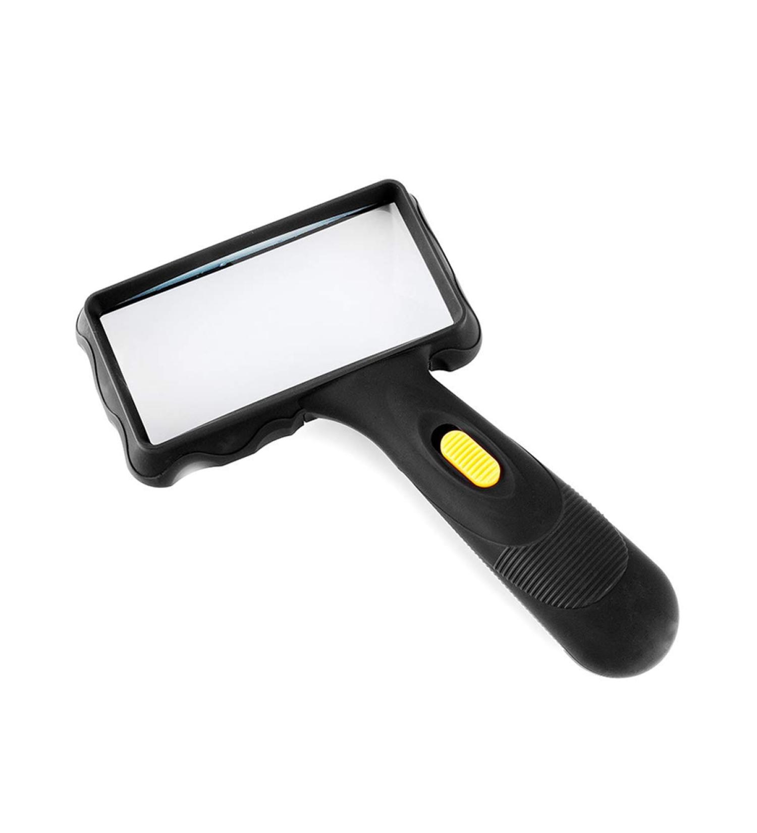 10X Handheld Reading Magnifier Optical Lens with LED Lights for Reading Newspapers Office School Home Electronics Inspection Stamp Collection Made in China - Buy Online on GoSupps.com