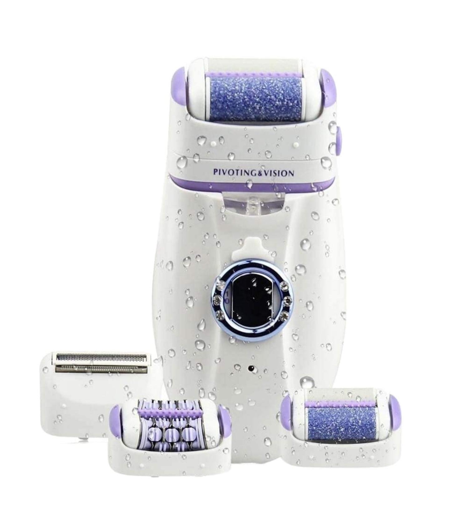 3 in 1 Women's Electric Hair Removal Kit: Epilator, Lady Shaver, Bikini Trimmer - Rechargeable and Gentle Depilation - Buy Online on GoSupps.com