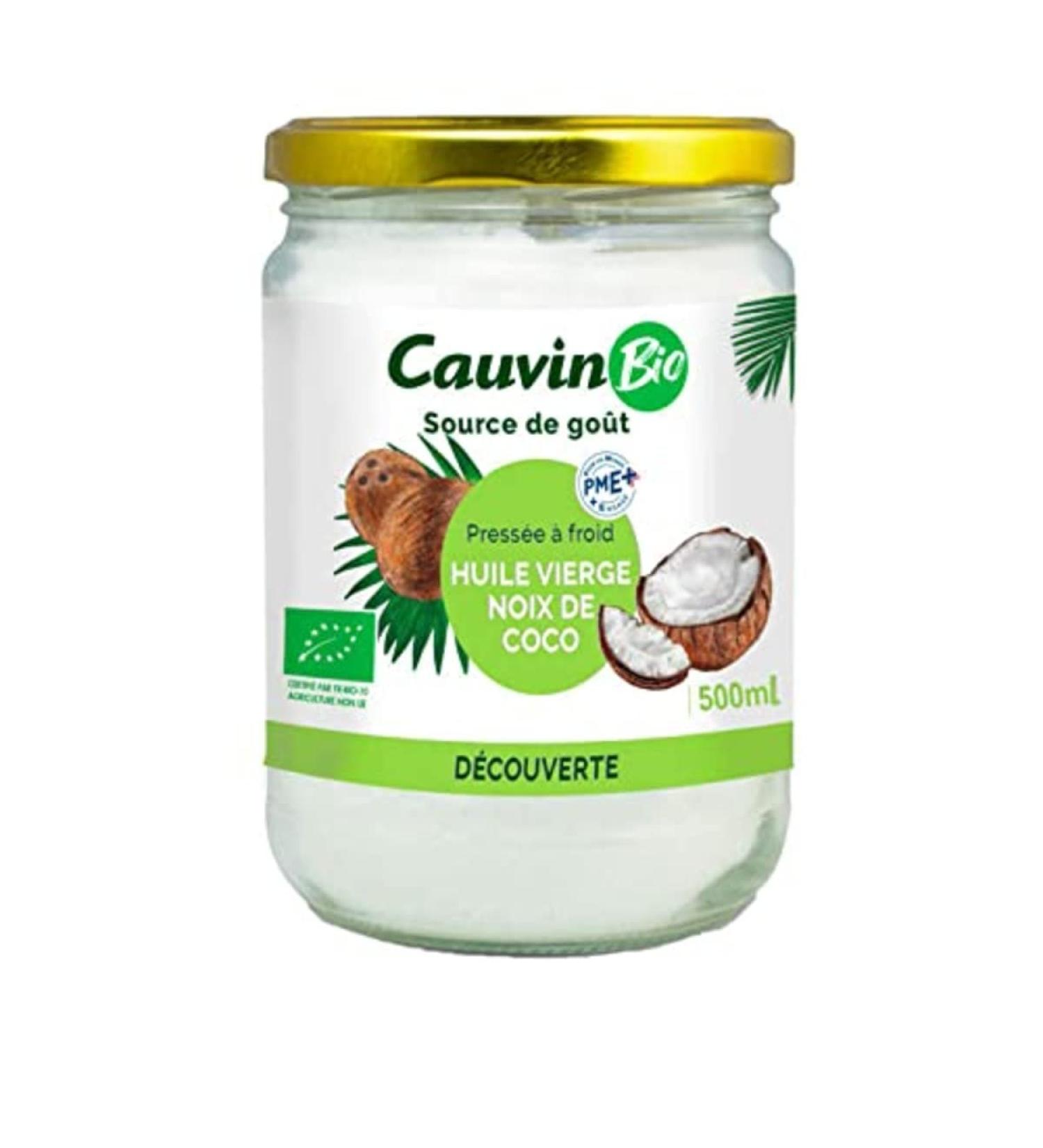 G n rique CAUVIN Organic Coconut Virgin Oil - 50 cl