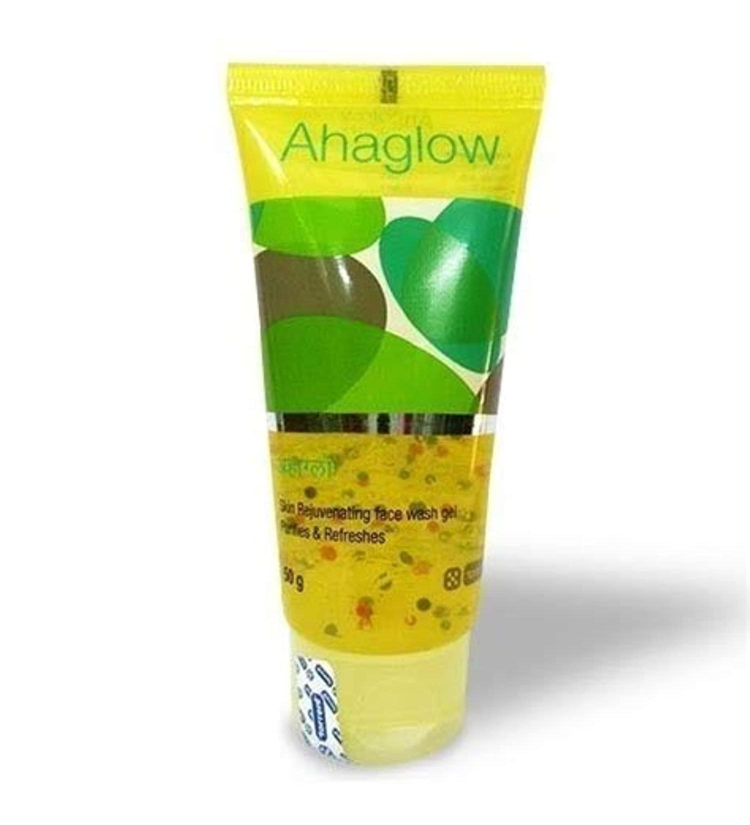 2x100g Ahaglow Skin Rejuvenating Face Wash Gel Purifies & Acne Face Care SJH7584