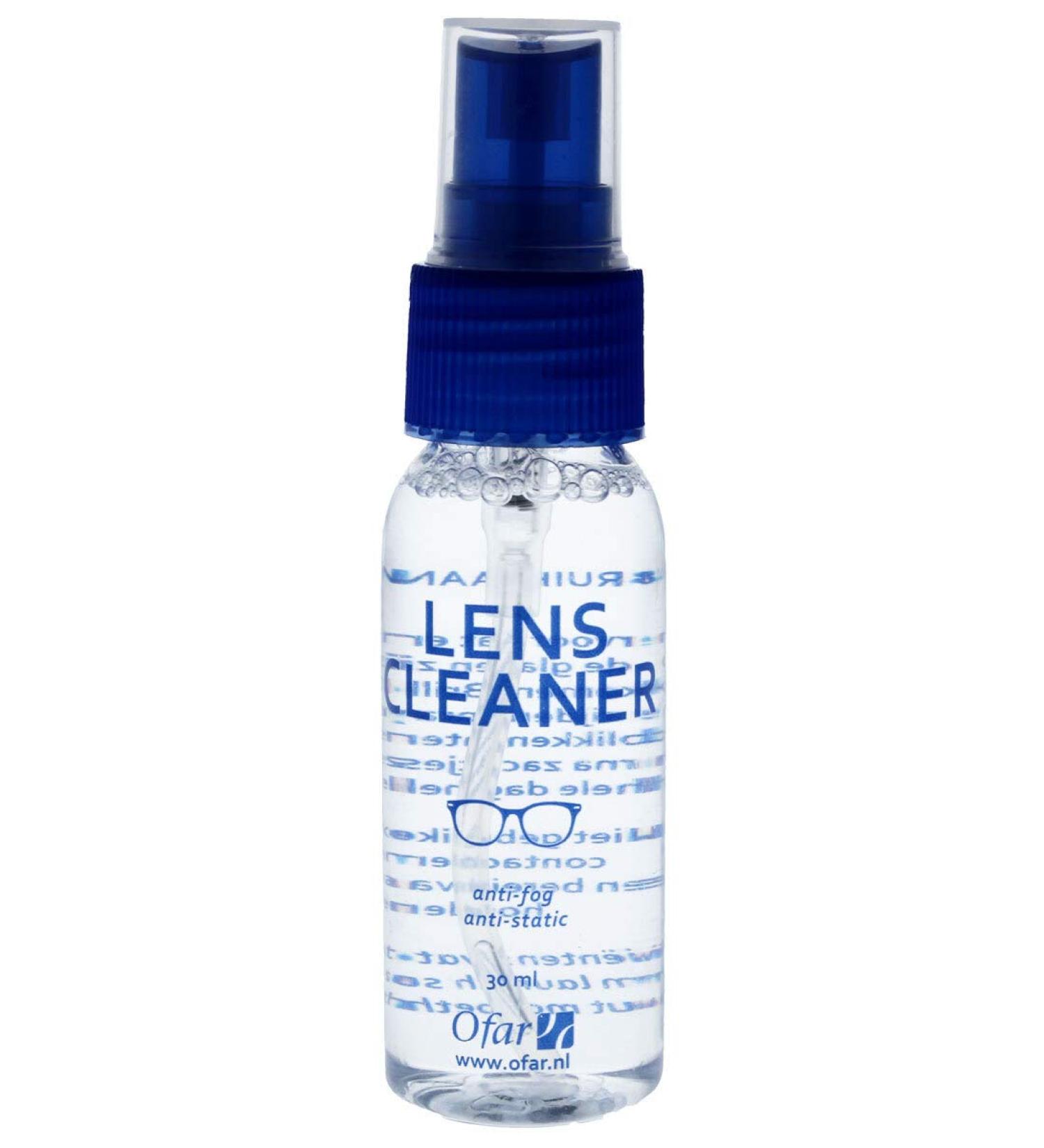 Alcohol-free glasses cleaner with effective anti-fog and anti-static effect and cleaning 30 ml
