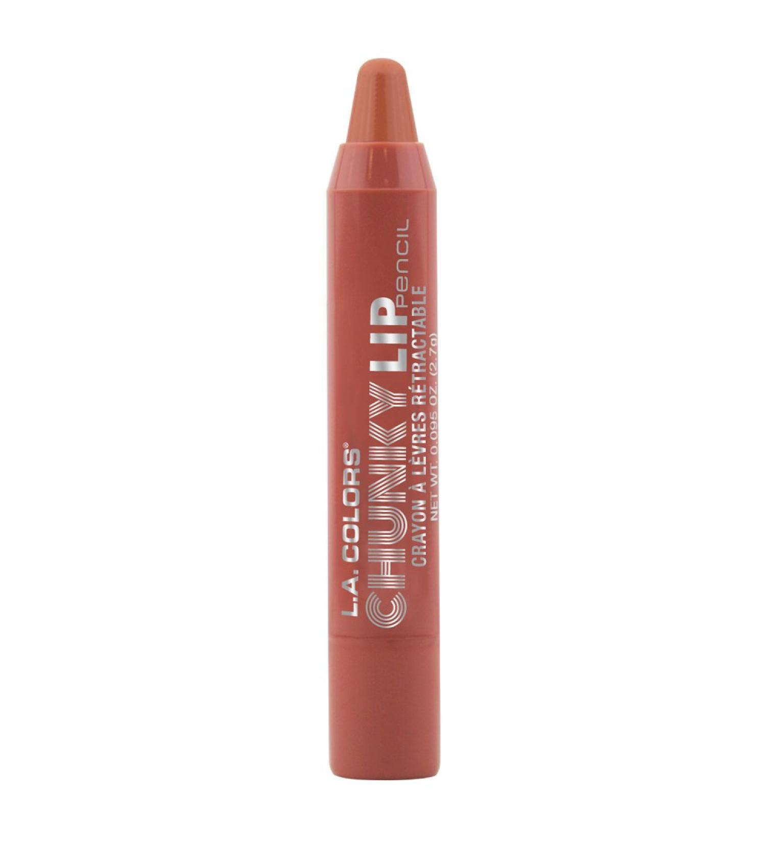 L.A. Colors Chunky Lip Pencil  Warm Caramel  0.04 Ounce Warm Caramel 1 Count (Pack of 1)