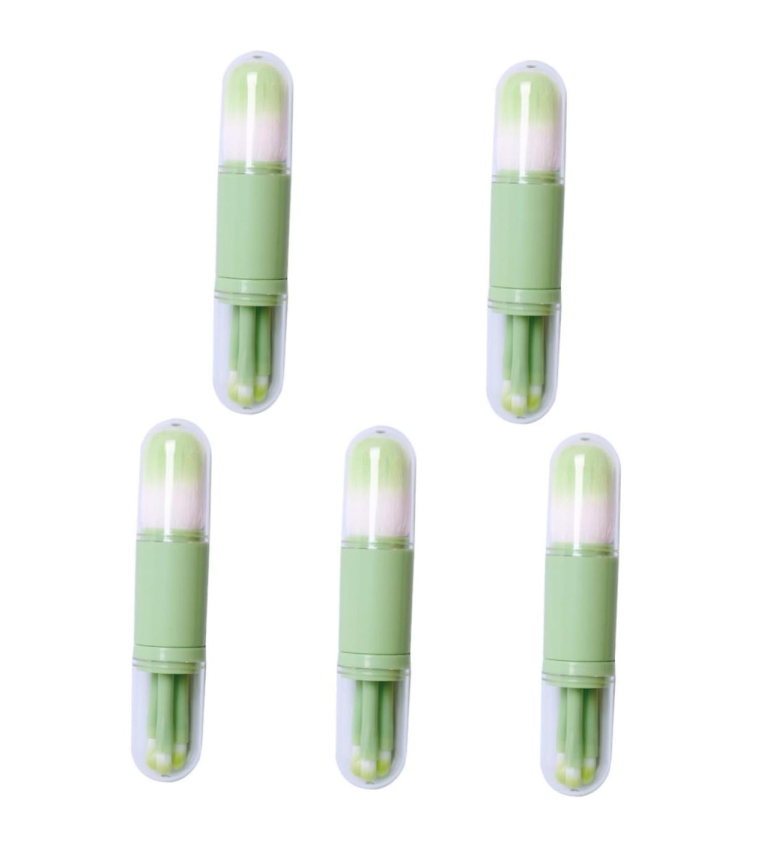 FRCOLOR 5 Sets Telescopic Makeup Brush Tools Makeup Portable Makeup Brush Cosmetics Brush Convenient Makeup Tool Lip Brush Multifunction Cosmetic Brush Artificial Fiber - Buy Online on GoSupps.com