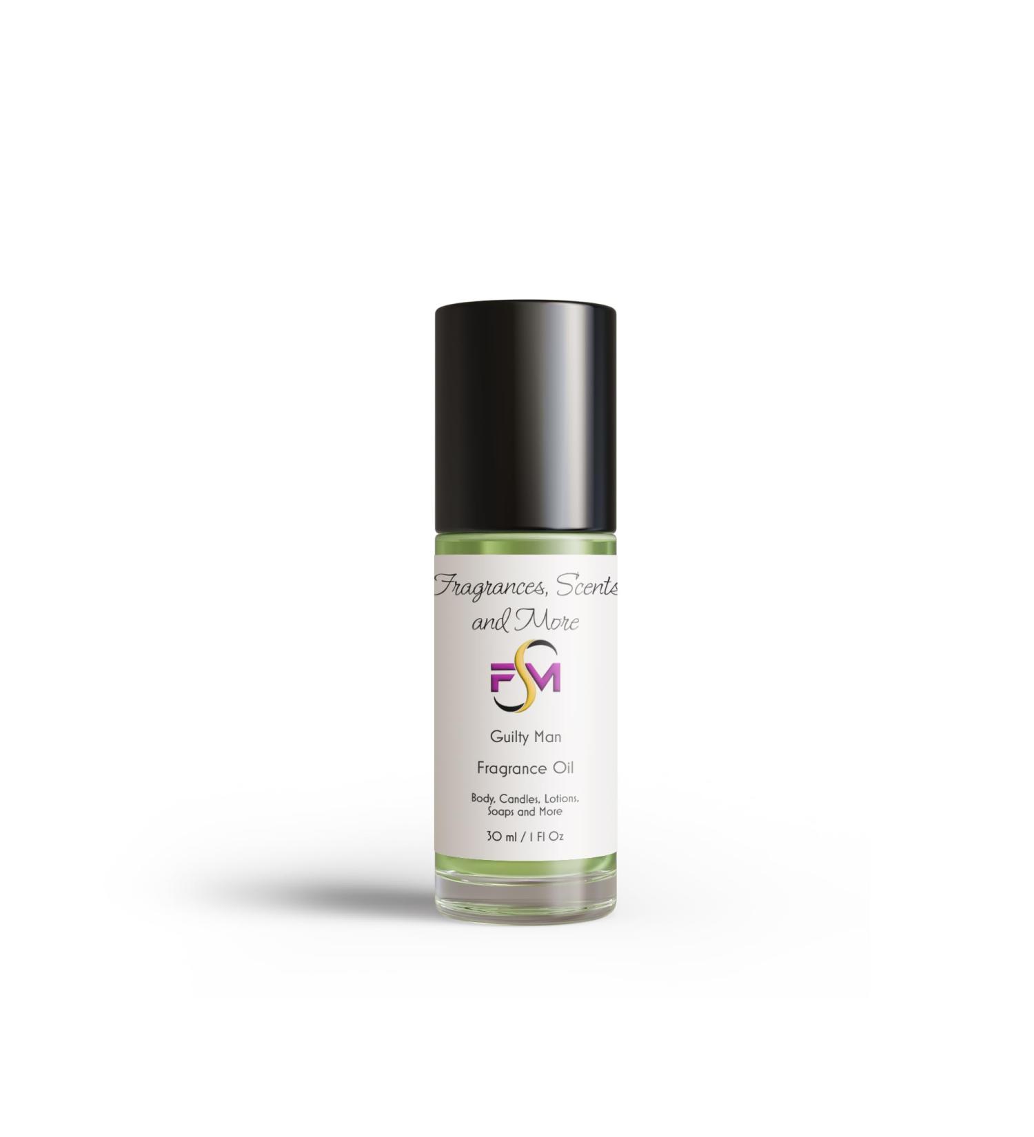 Guilty Man Fragrance Oil - Premium 1 Fl Oz Glass Roll On | International Shipping Available - Buy Online on GoSupps.com