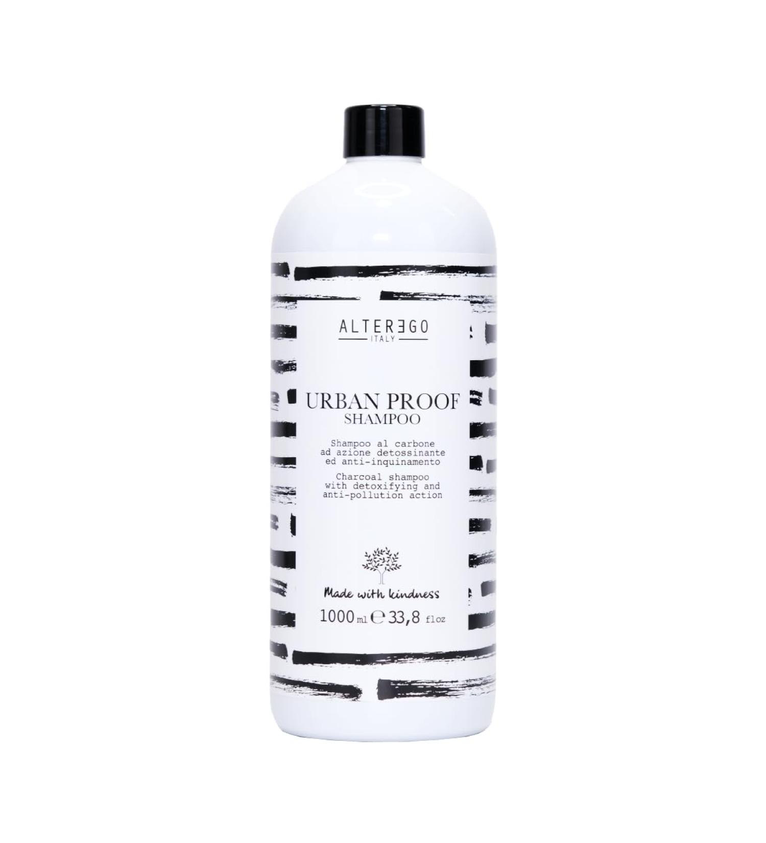 Alter Ego Urban Proof Charcoal Shampoo (1000 ml) 1 l (Pack of 1) - Buy Online on GoSupps.com