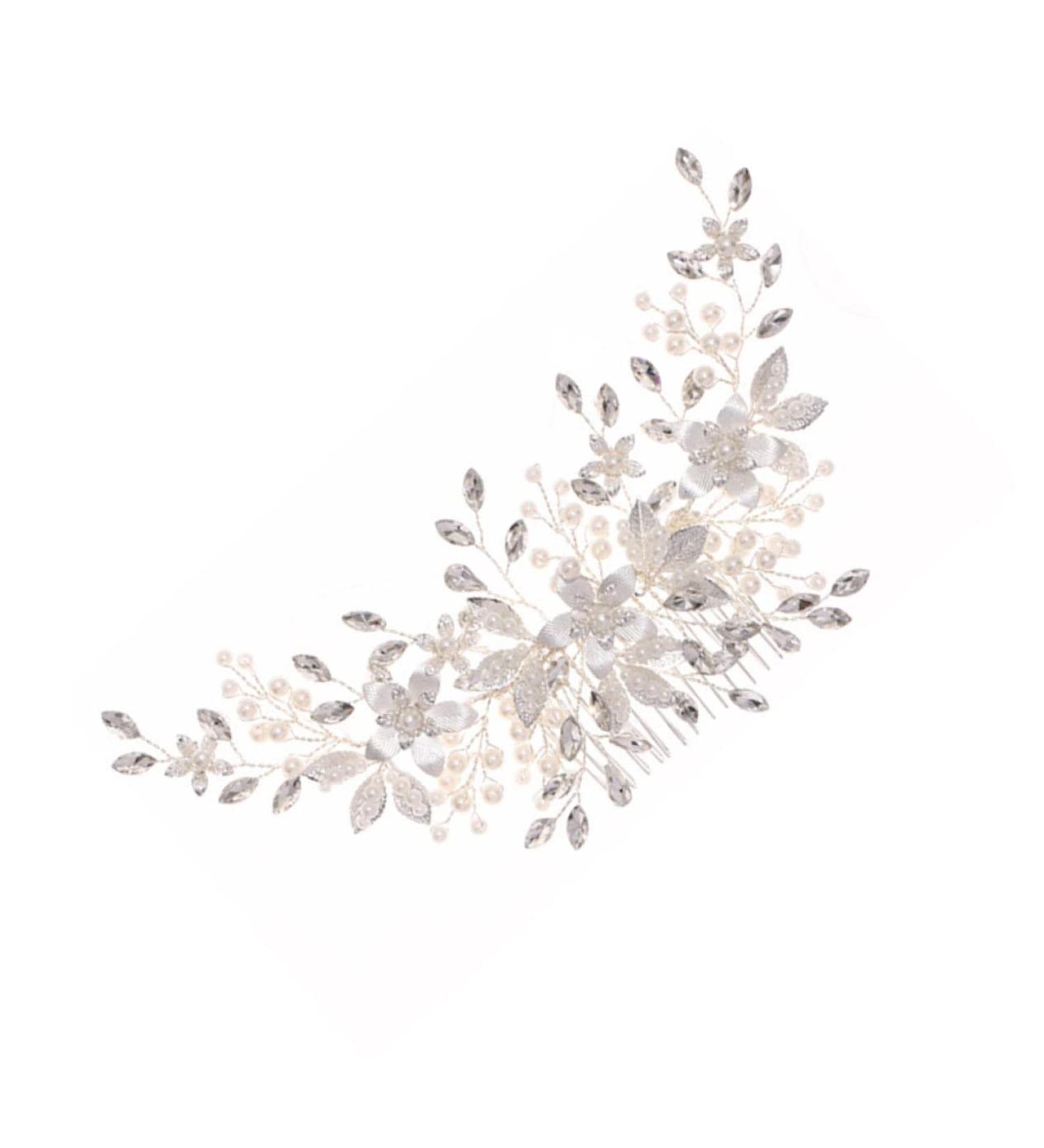 DOITOOL Alloy Pearl Hair Comb Wedding Hair Comb Hair Comb Wedding Bridal Hair Comb Bridal Pearl Headwear Tiara Imitation Pearl Headdress Bride White Accessories Imitation Pearls Iron Wire - Buy Online on GoSupps.com