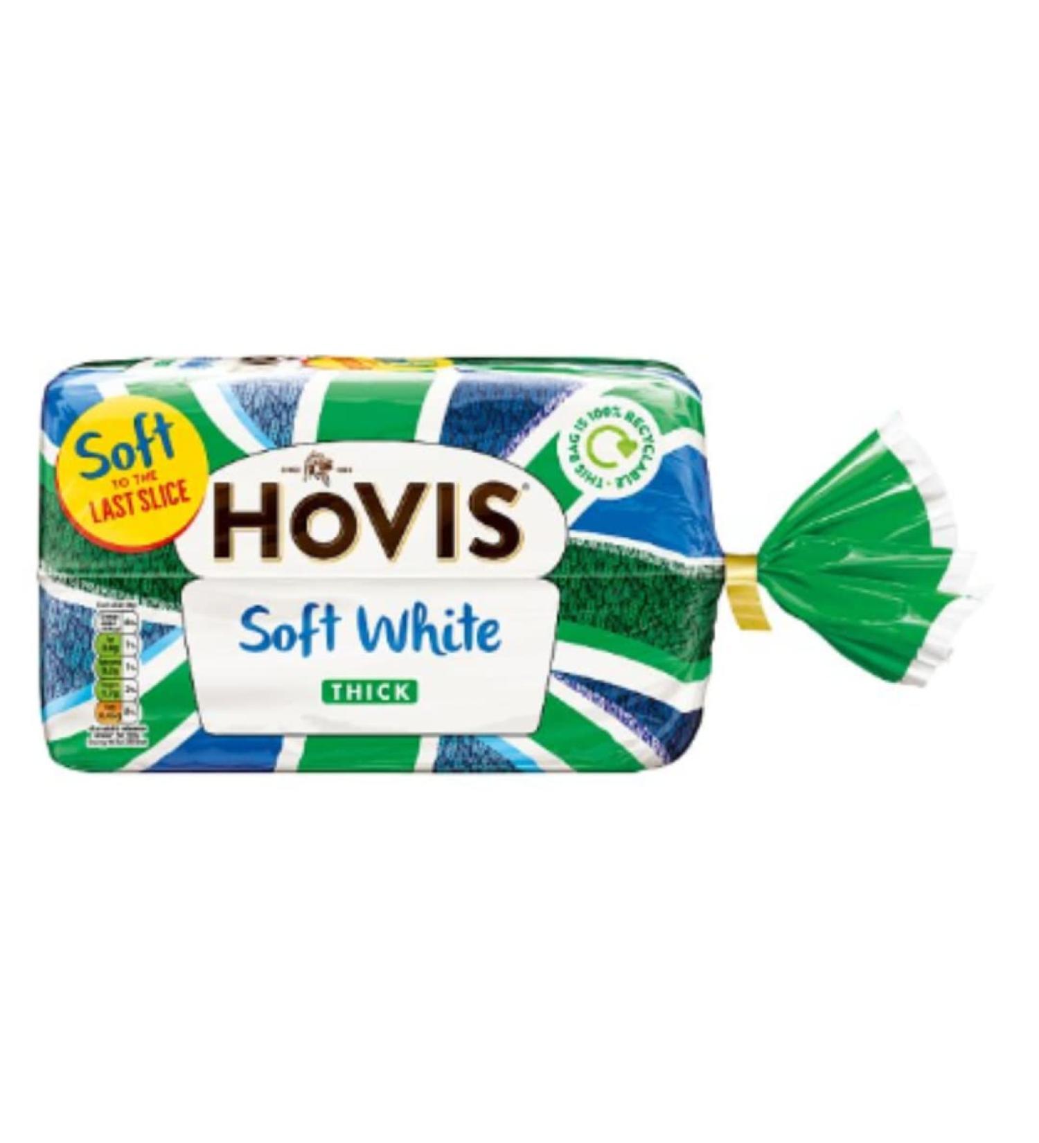 Hovis Soft White Thick 800g x Case of 1