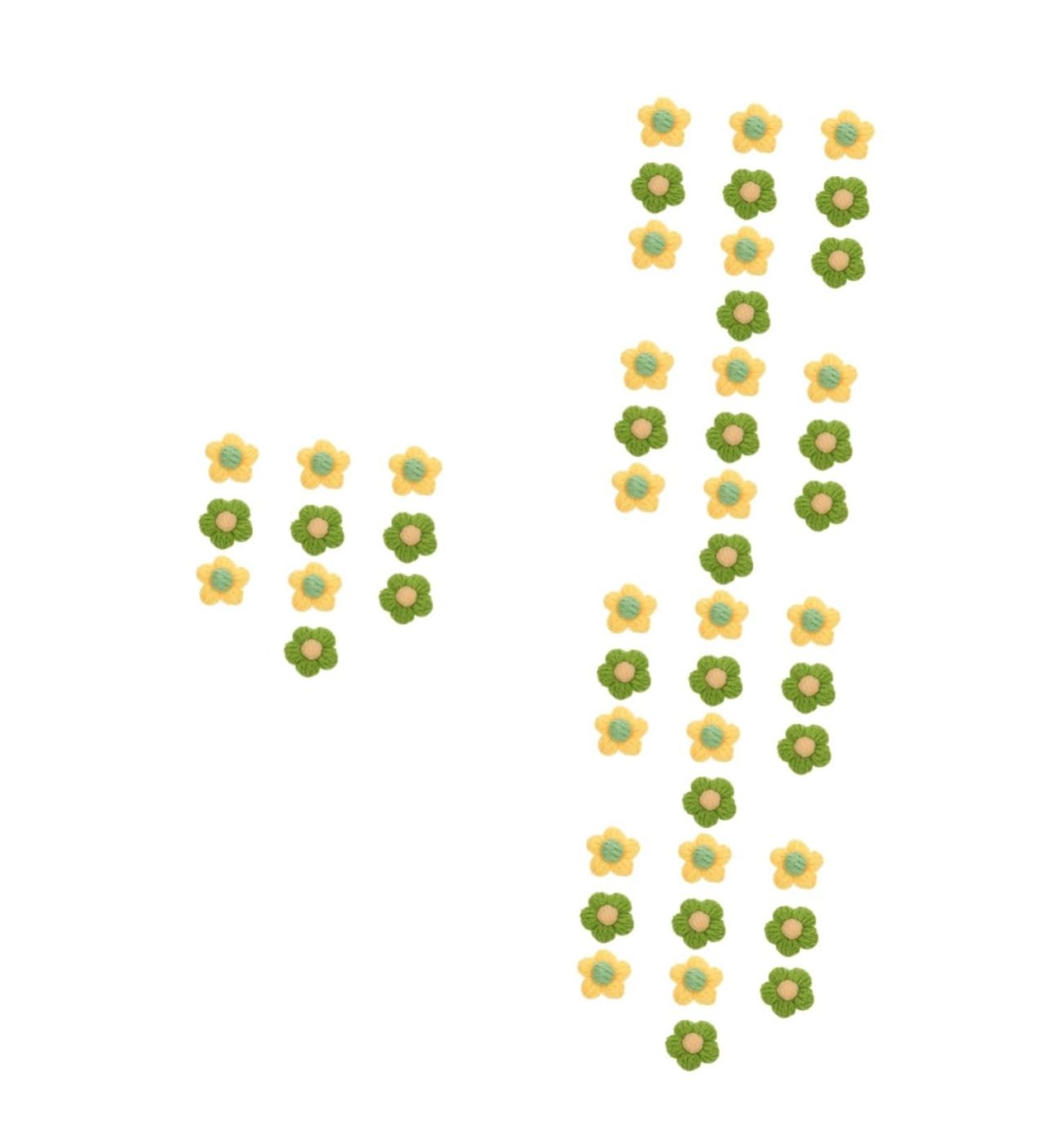 Beavorty 50 Pcs Hairpin Accessories Girls' Accessories Daisy Embellishments Headdress Material Patch Blush 1 count (Pack of 1) Assorted Color 1x5pcs - Buy Online on GoSupps.com