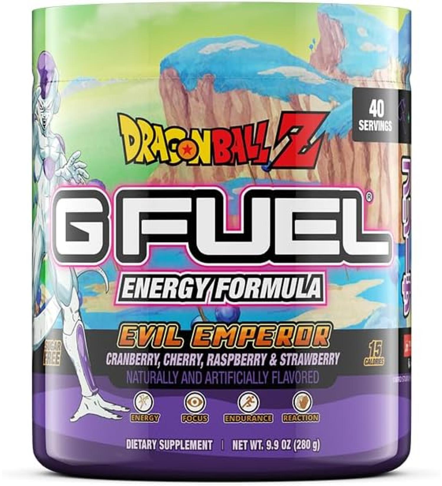 G Fuel Dragon Ball Z Energy Drink Powder - Berry Medley - 9.9 Oz. - Buy Online on GoSupps.com