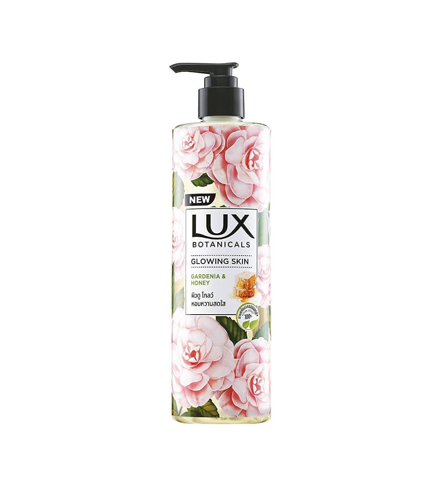 LUX Botanicals Glowing Skin Shower Gel - Natural Extracts Paraben-Free 450ml | Nourish & Illuminate Your Skin - Buy Online on GoSupps.com