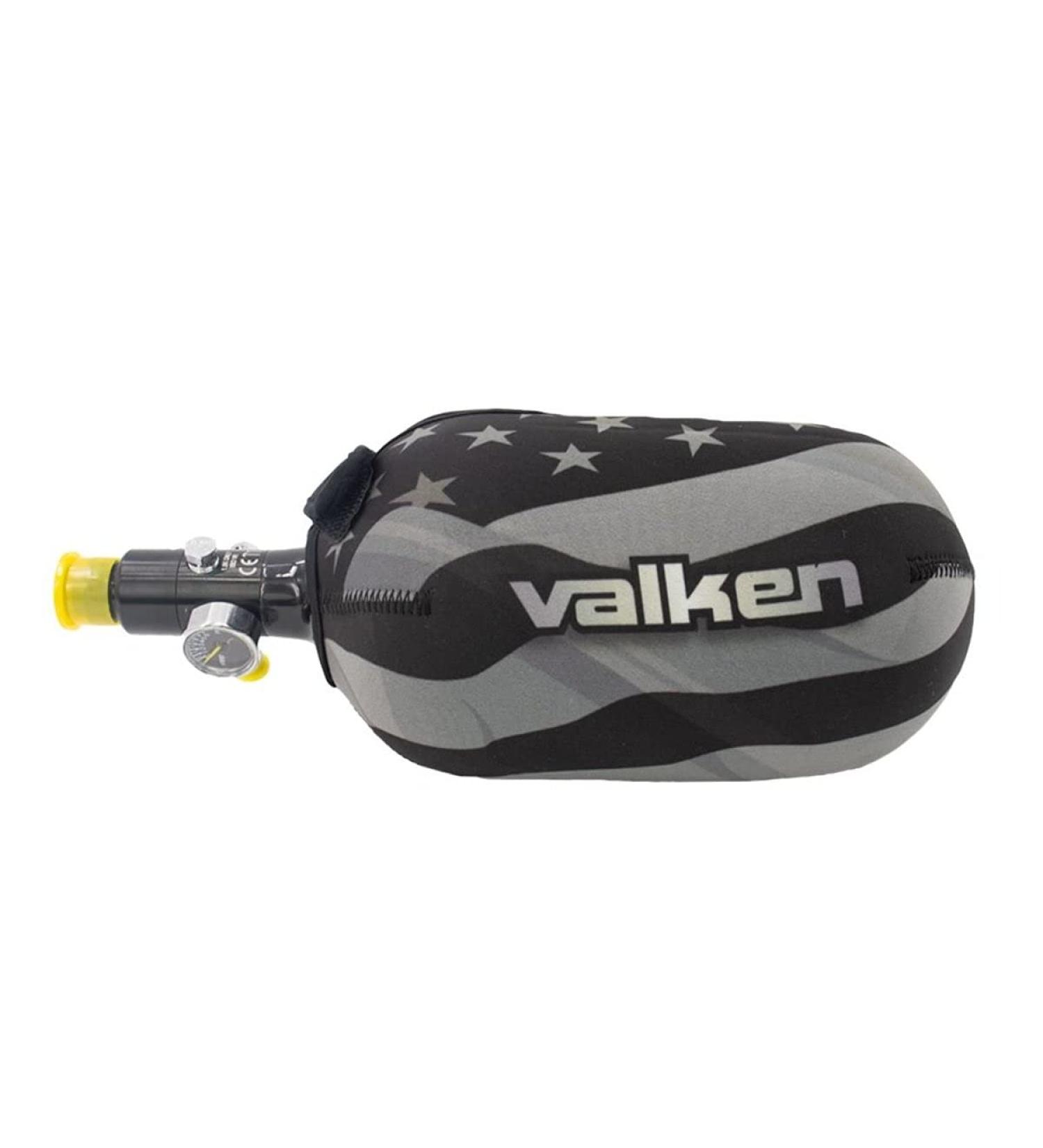 Valken Fate GTX Paintball Tank Cover - Merica Silver | 45ci - 68ci HPA - Buy Online on GoSupps.com