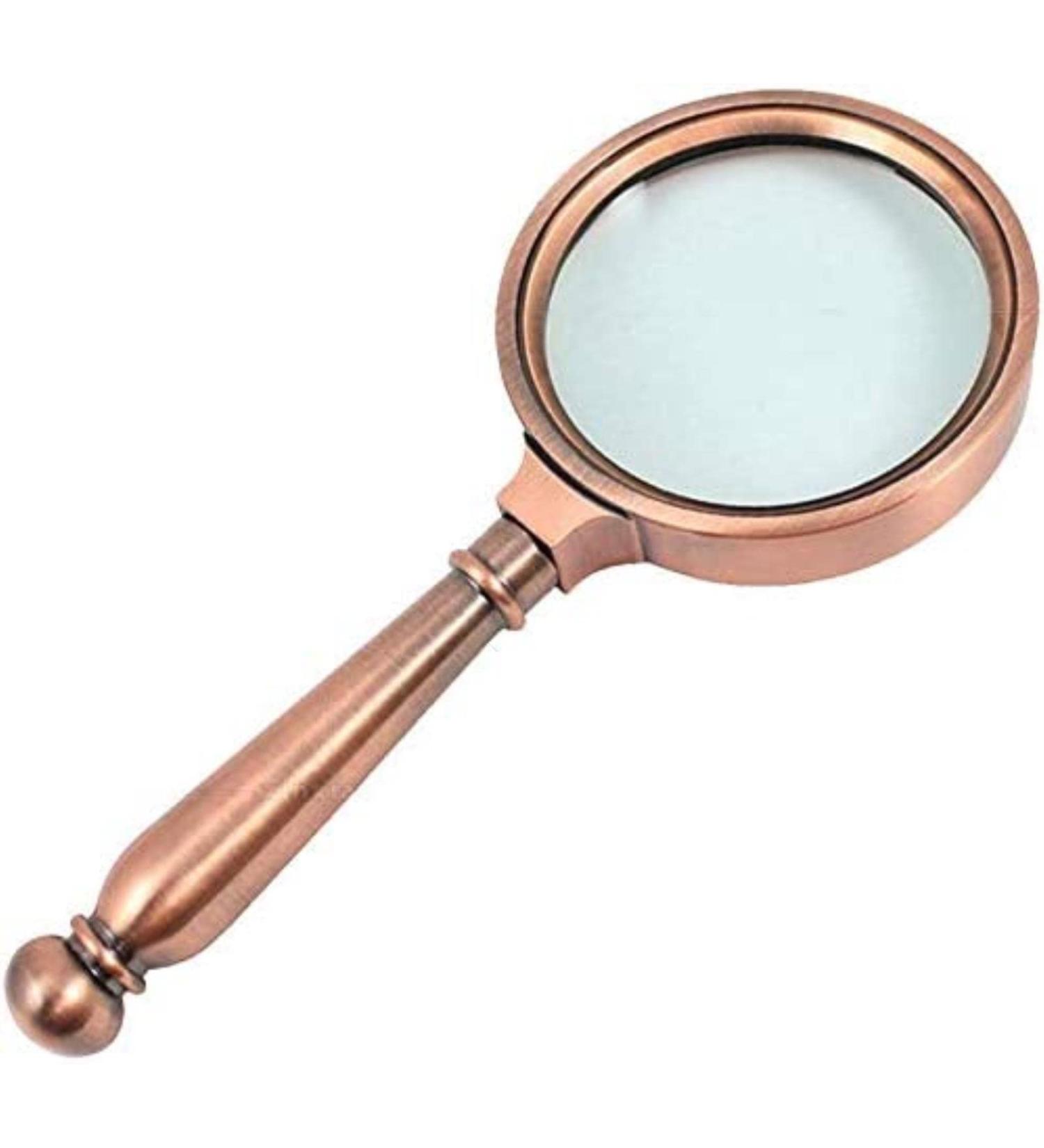 Professional ES Vision aids High Magnification Optical Glass Metal Craft Mirror Gold Bronze 5X Stationery Office Supplies Full of Stars - Buy Online on GoSupps.com