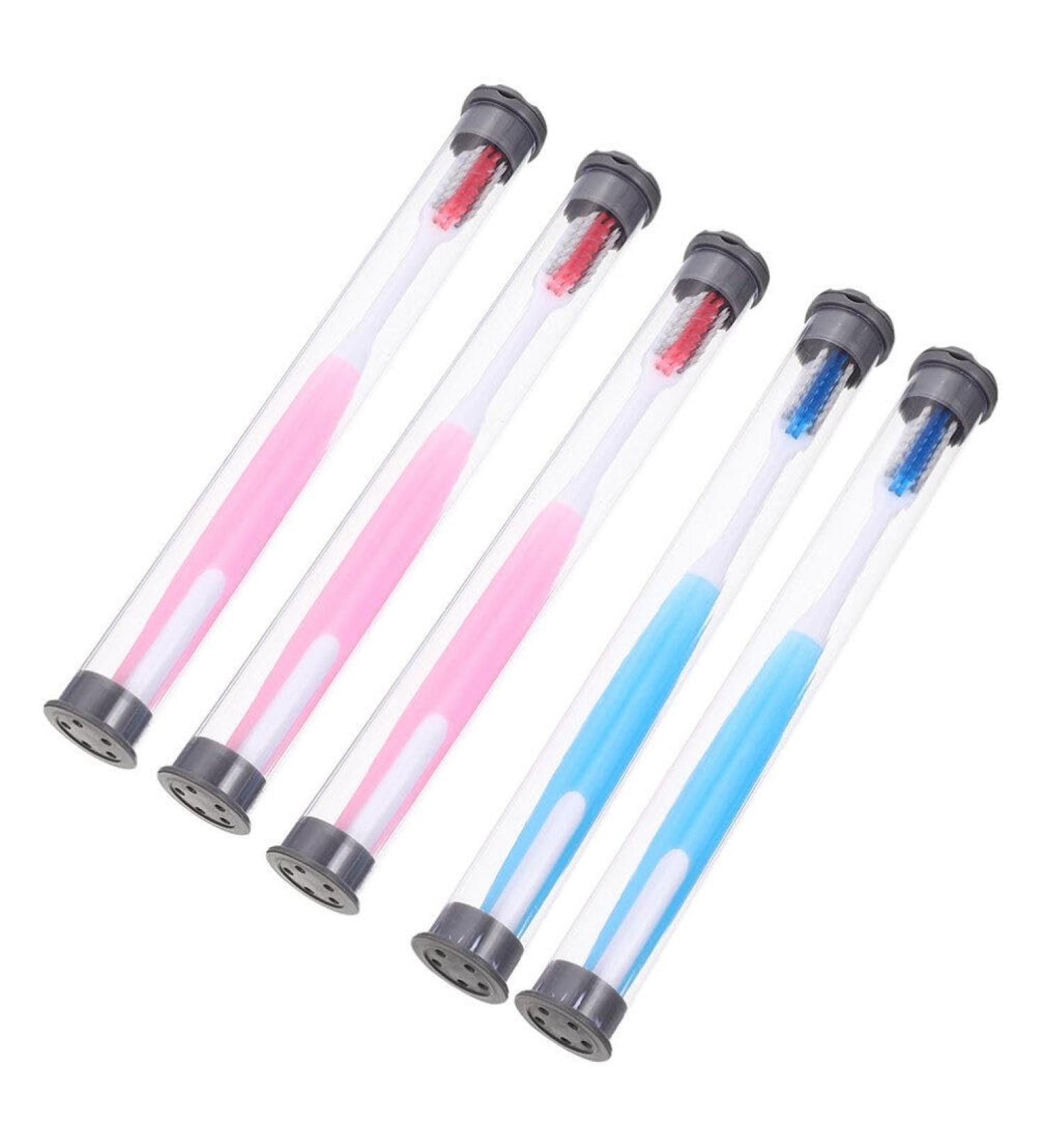 Healeeved 5st Small Head Soft to Toothbrush Men Tools Women To Toothbrush Interentalbrush Hand Toothbrush Tools For Small Children's Timetbrage Soft Fell Put Pp Man