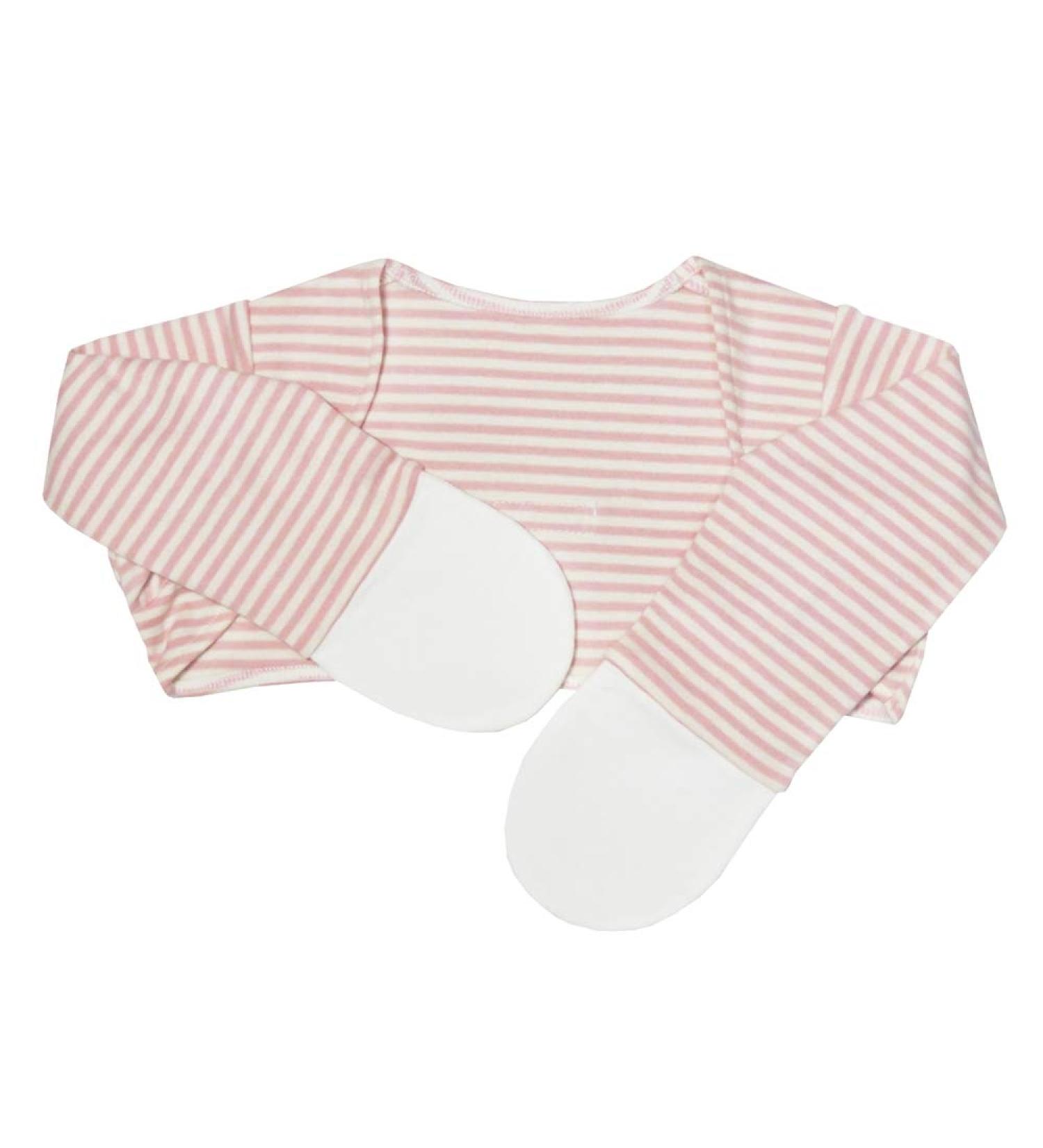 Zinc-Infused Eczema Mitten Sleeves for Kids - 24 Months Pink - Buy Online on GoSupps.com
